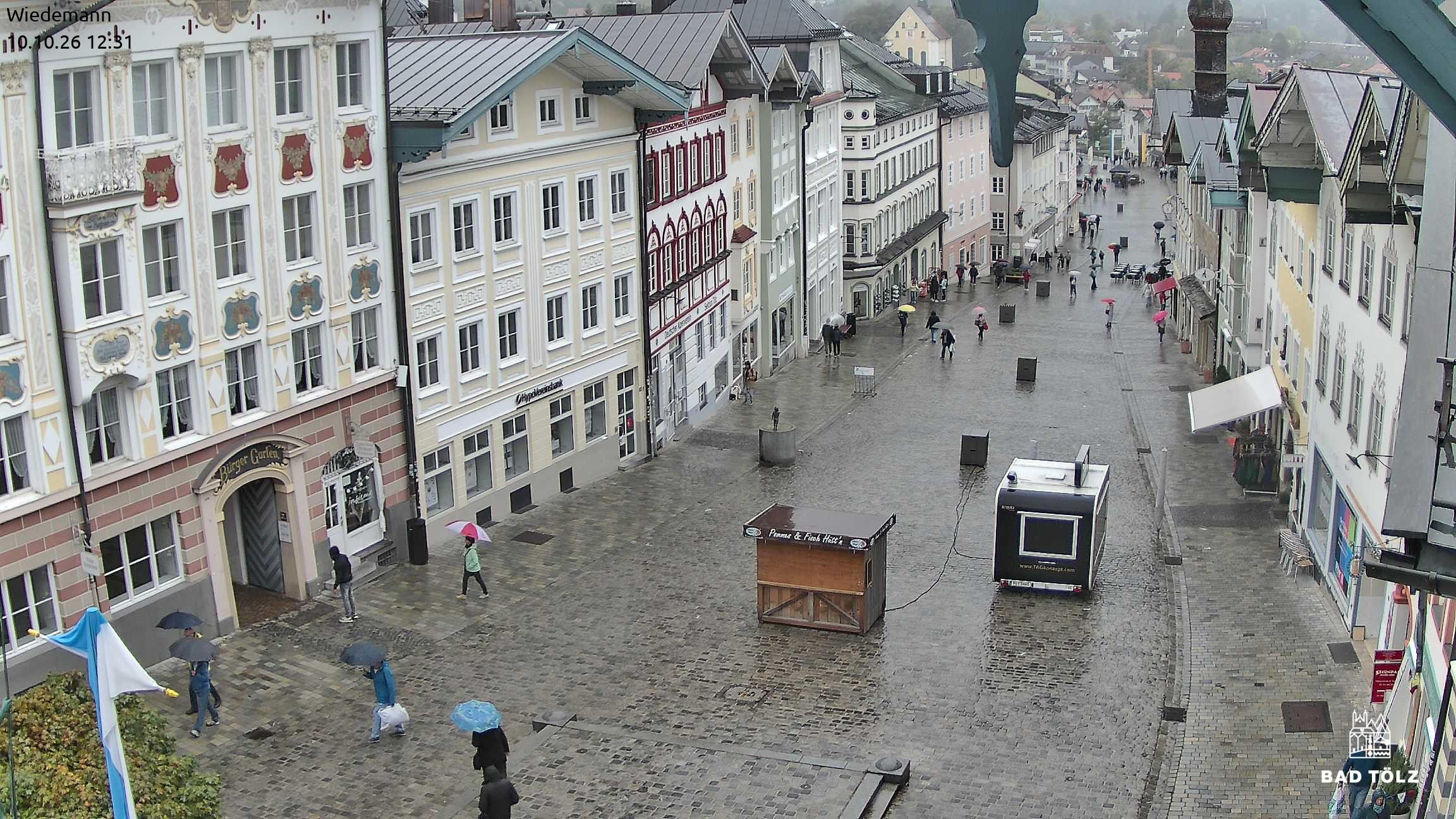 Archived image Webcam Bad Tölz - Marktstraße