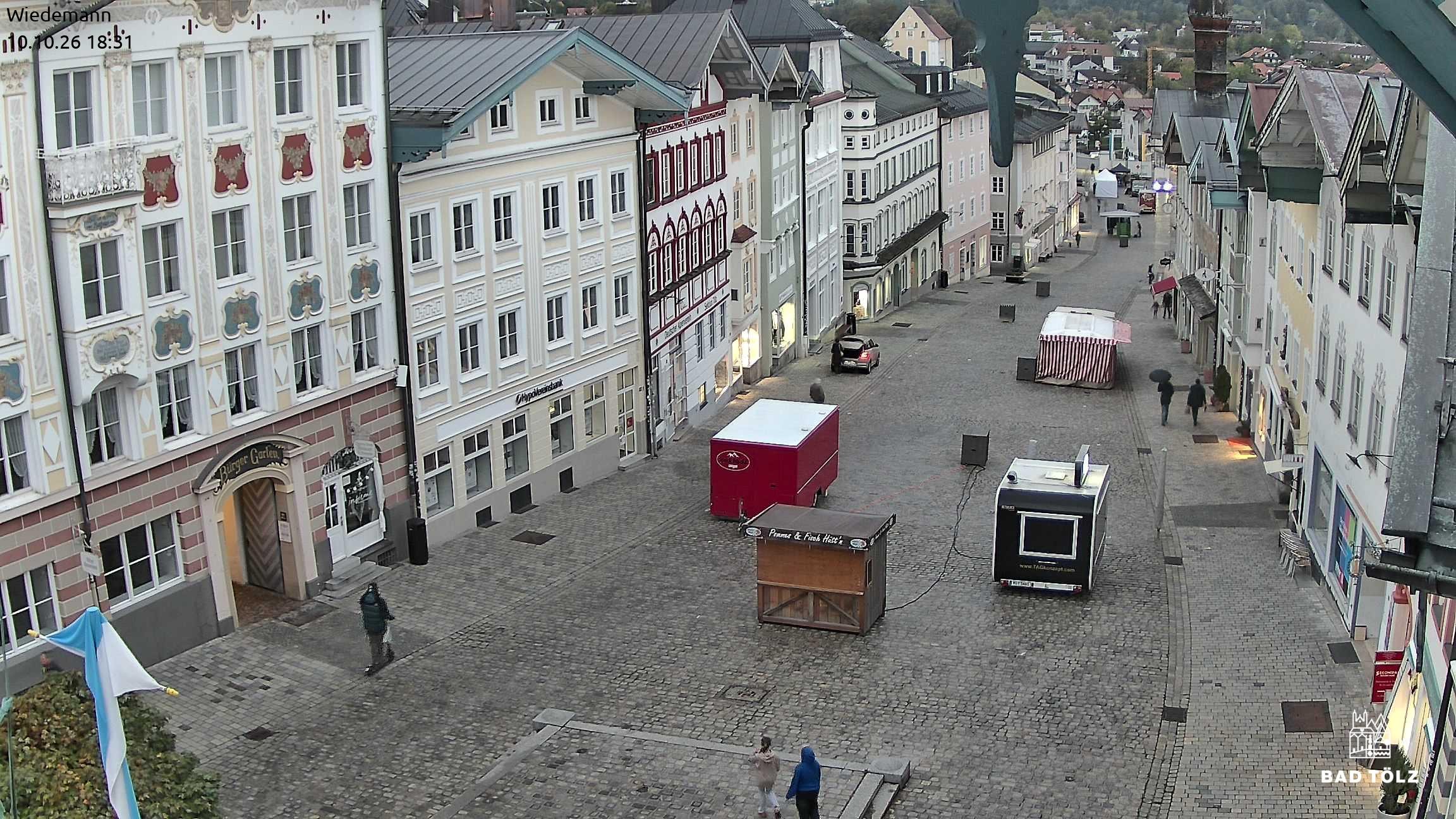 Archived image Webcam Bad Tölz - Marktstraße
