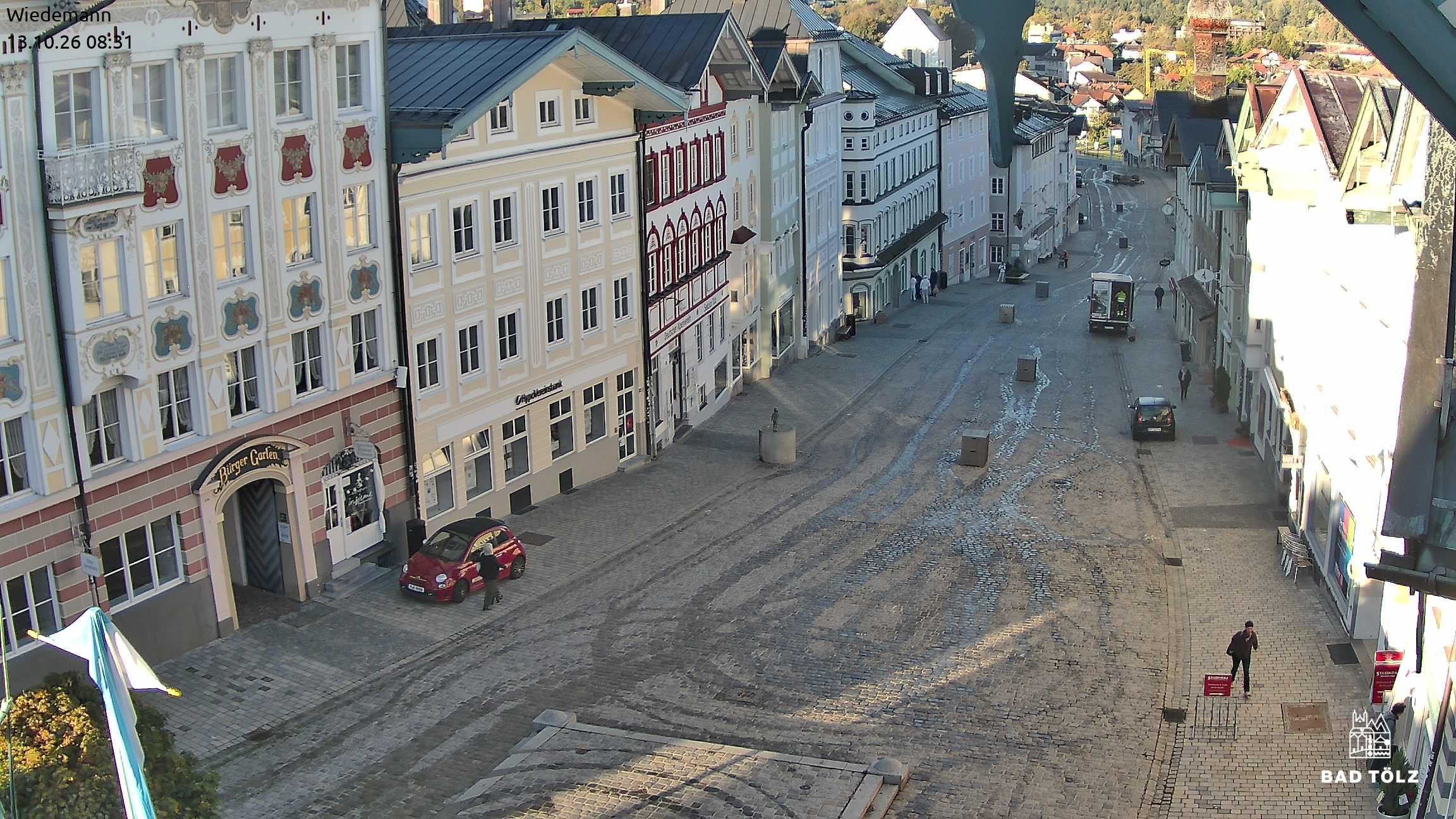 Archived image Webcam Bad Tölz - Marktstraße