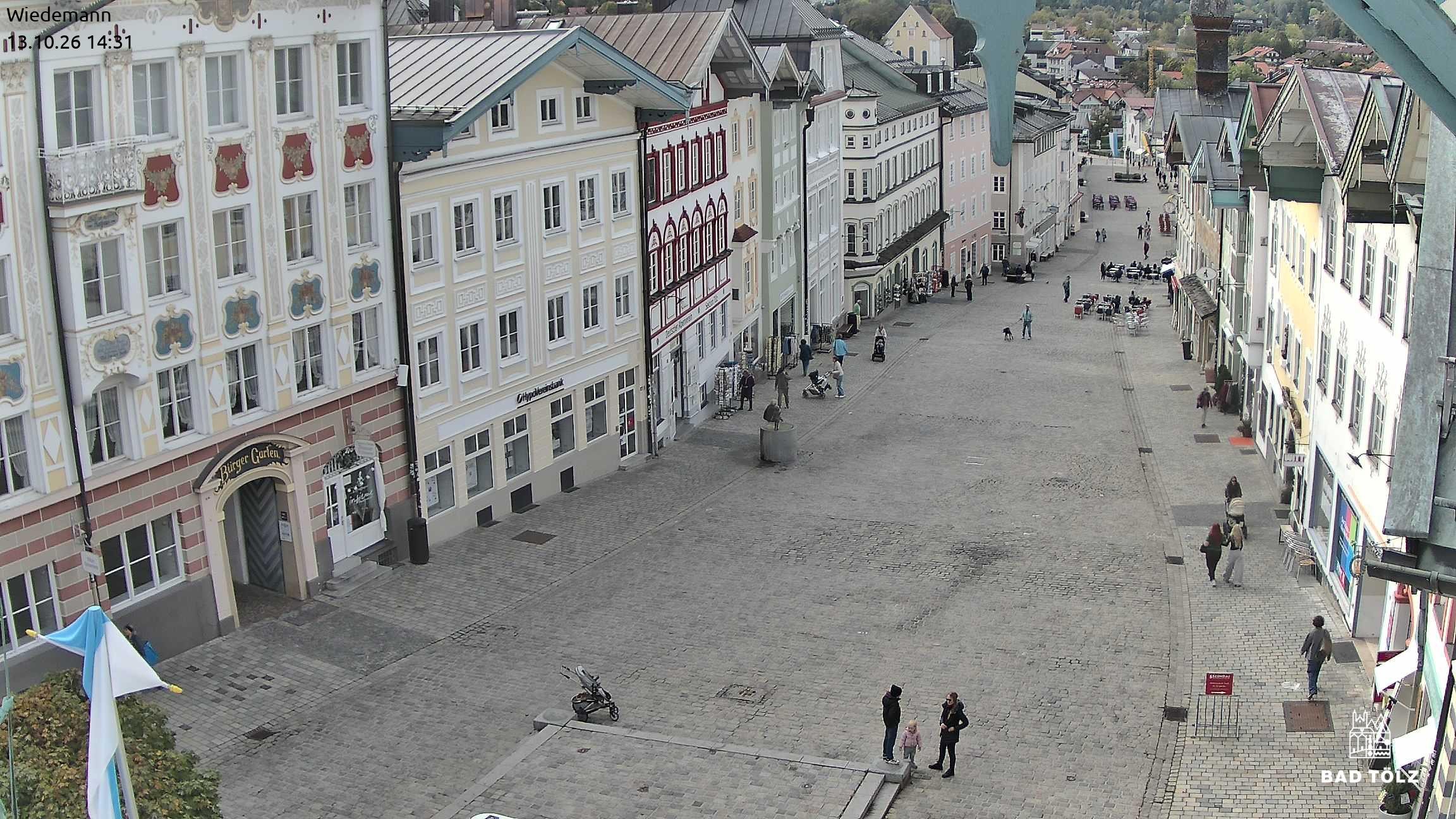 Archived image Webcam Bad Tölz - Marktstraße