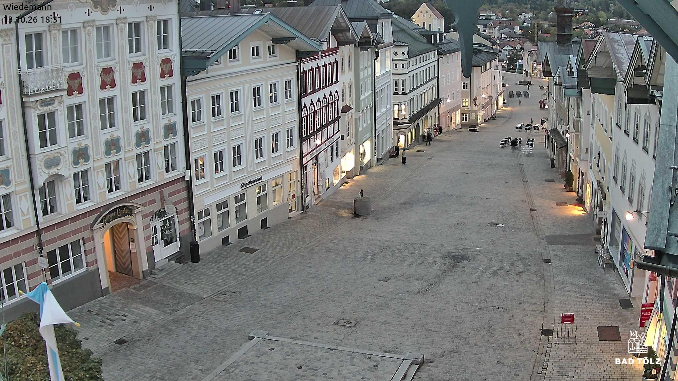 Archived image Webcam Bad Tölz - Marktstraße