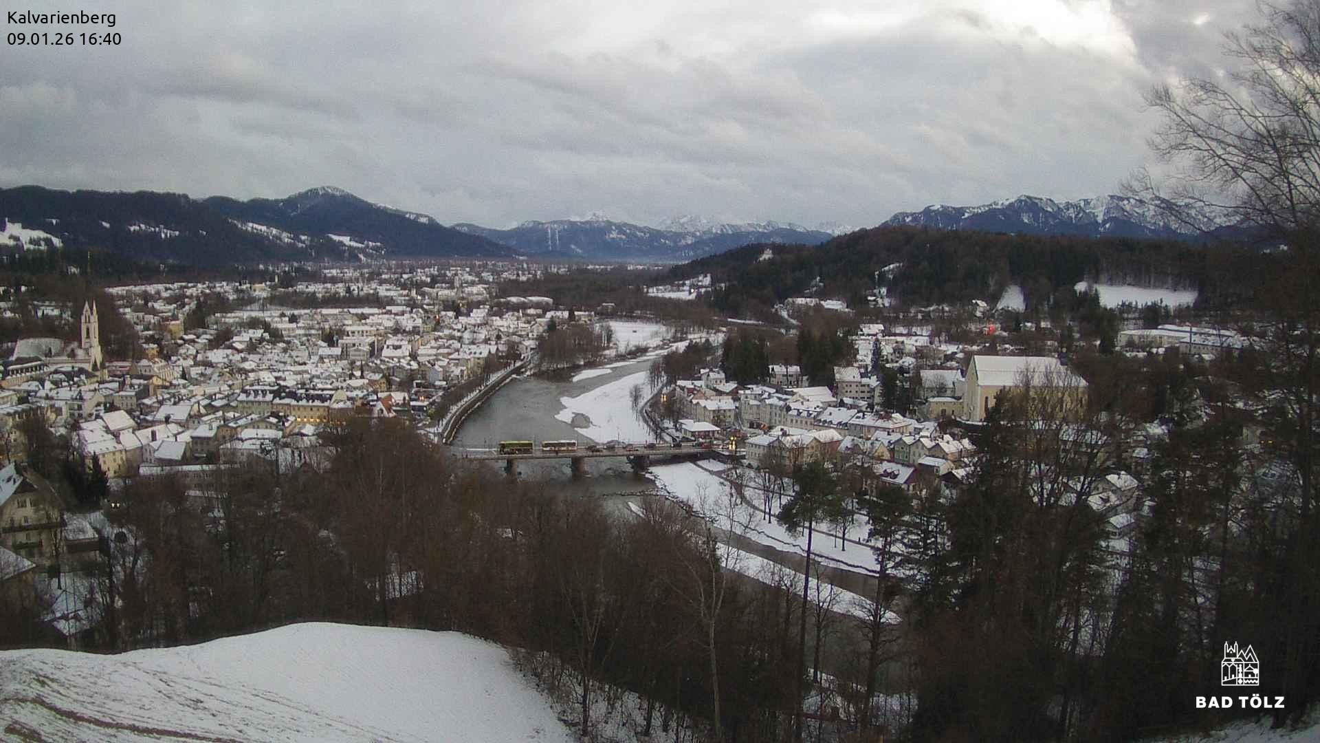 Archiv Foto Webcam Kalvarienberg bei Bad Tölz