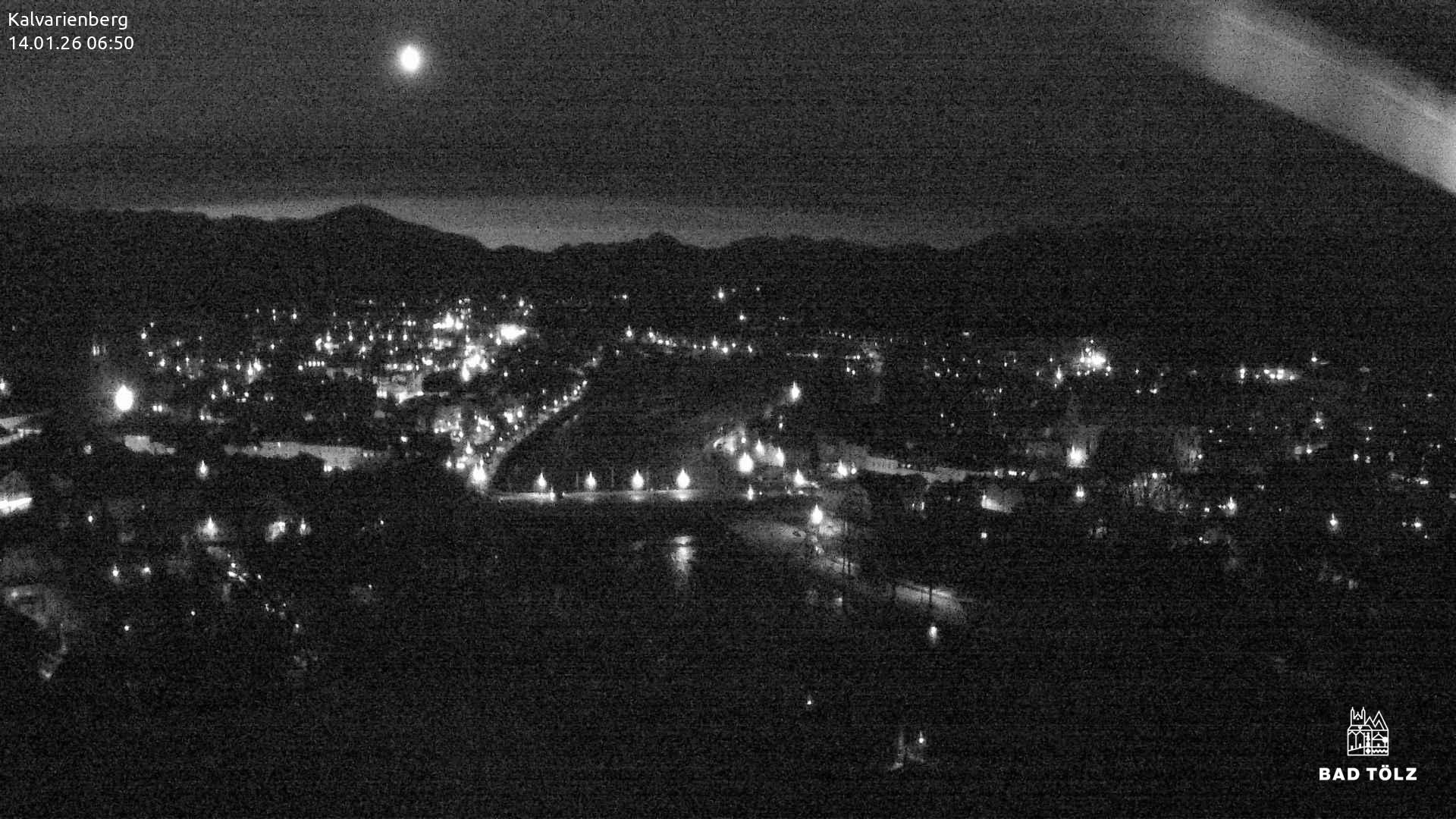 Archiv Foto Webcam Kalvarienberg bei Bad Tölz