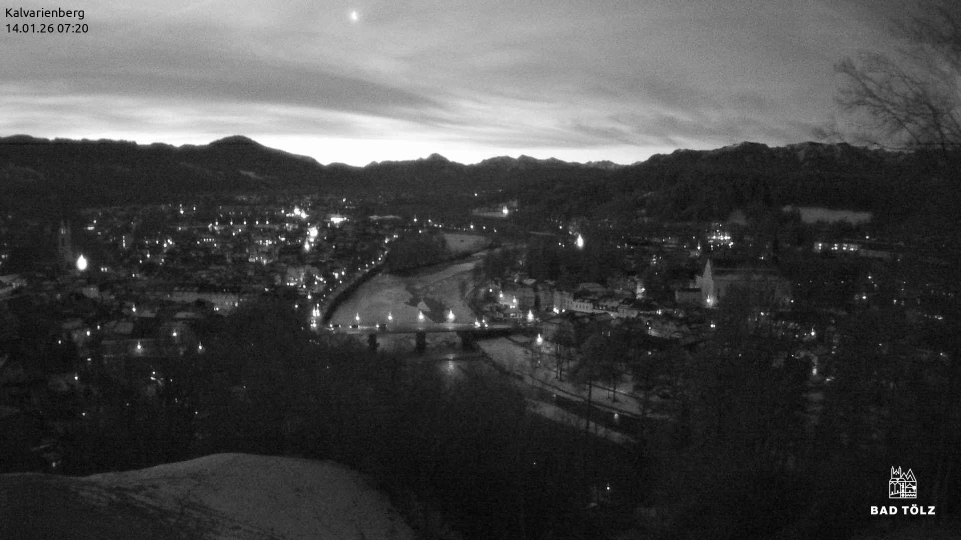 Archiv Foto Webcam Kalvarienberg bei Bad Tölz
