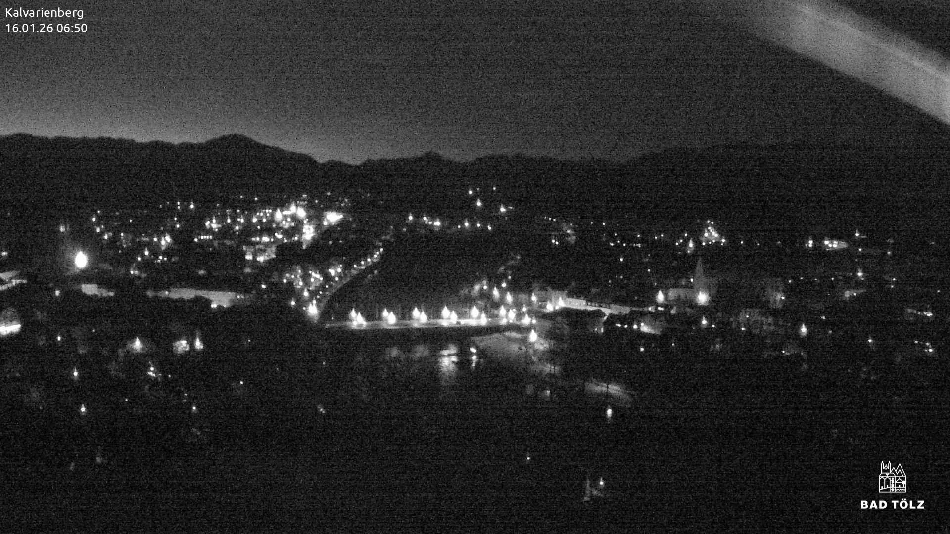 Archiv Foto Webcam Kalvarienberg bei Bad Tölz