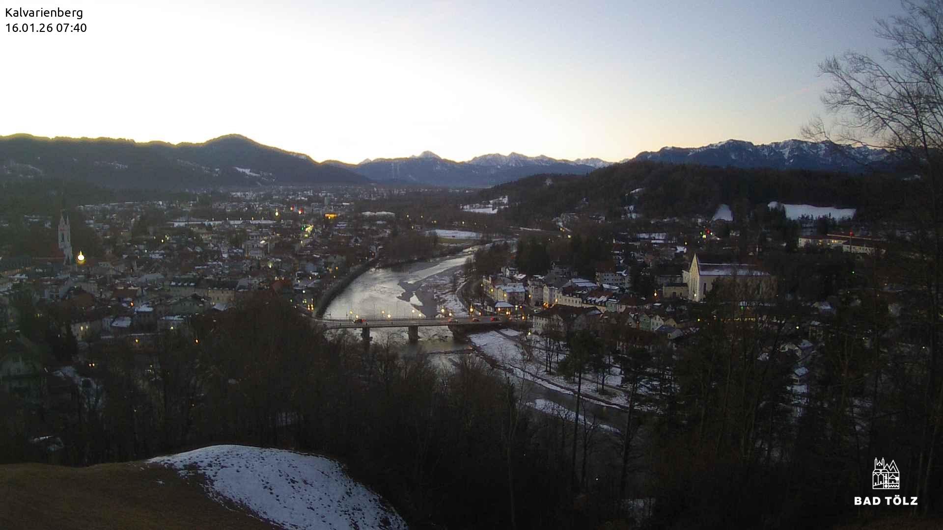 Archiv Foto Webcam Kalvarienberg bei Bad Tölz