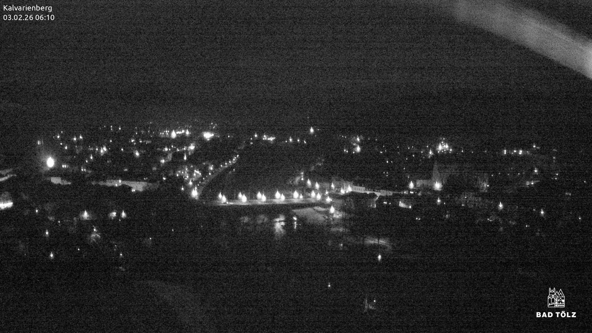 Archiv Foto Webcam Kalvarienberg bei Bad Tölz