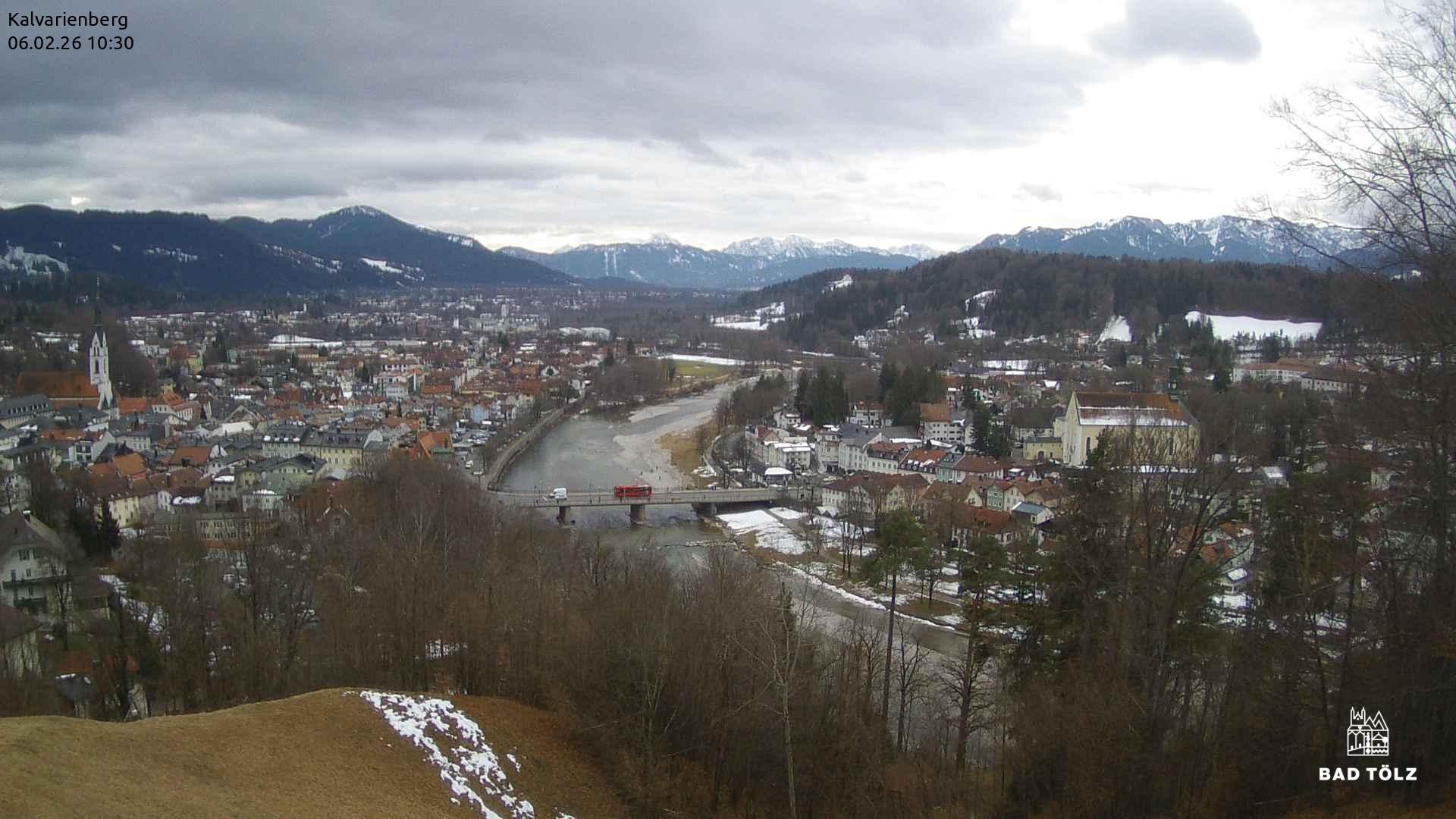 Archiv Foto Webcam Kalvarienberg bei Bad Tölz