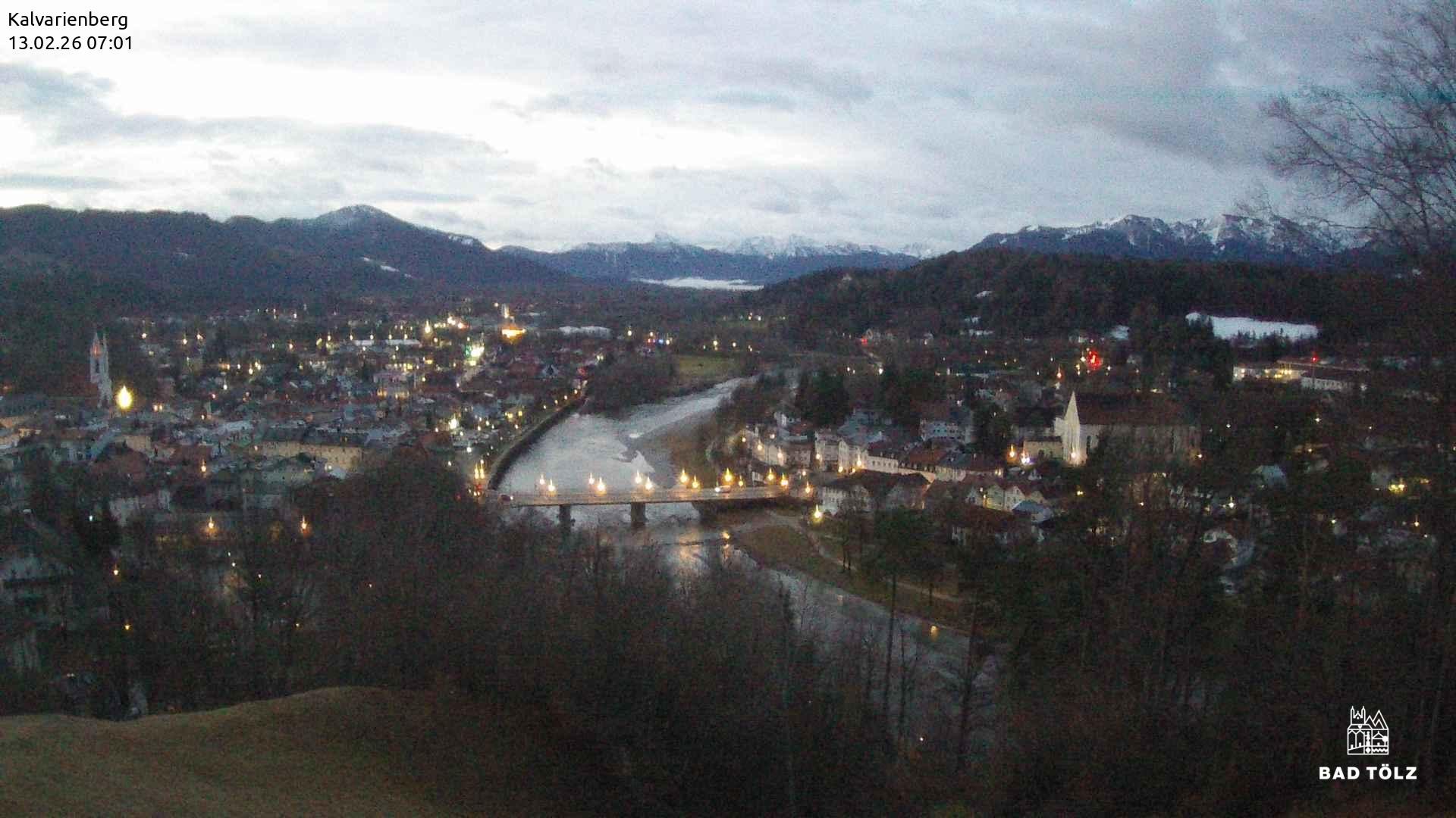 Archived image Webcam Bad Tölz - Kalvarienberg