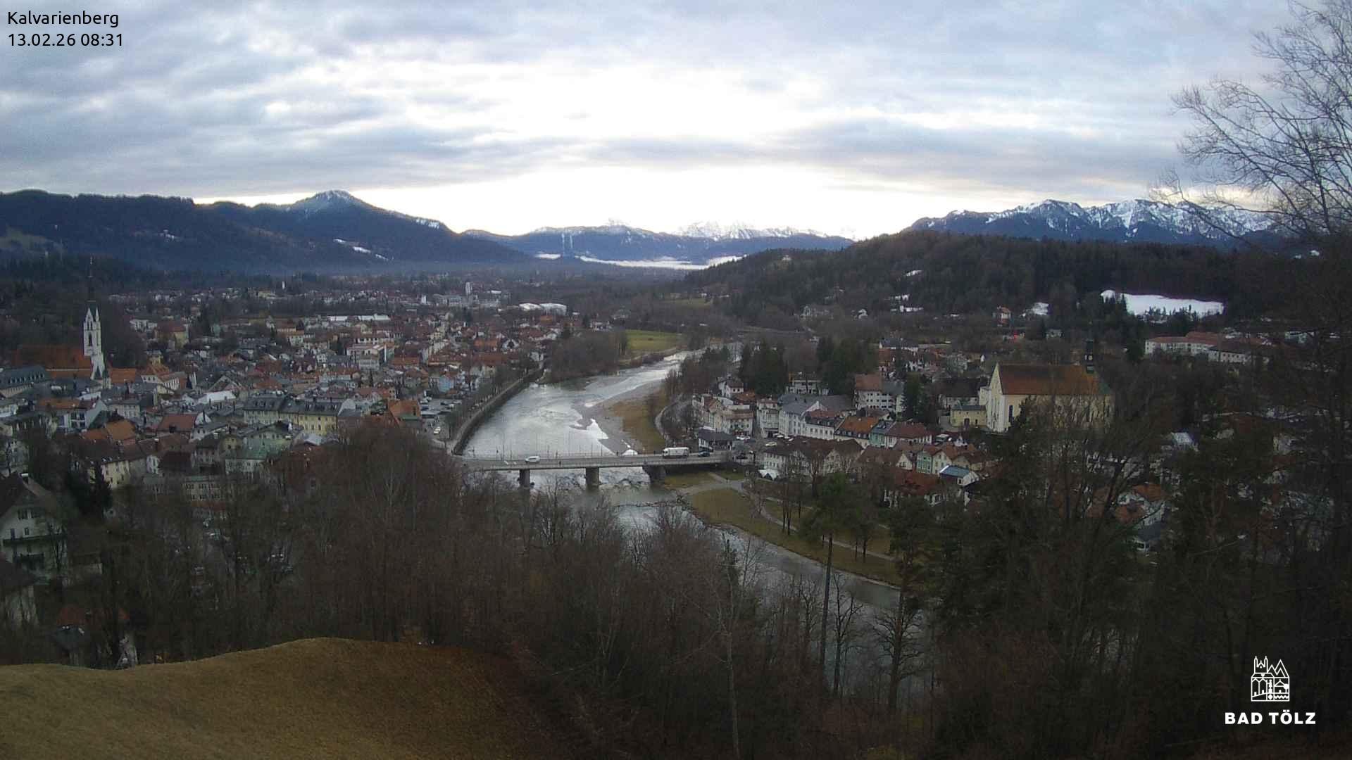 Archived image Webcam Bad Tölz - Kalvarienberg