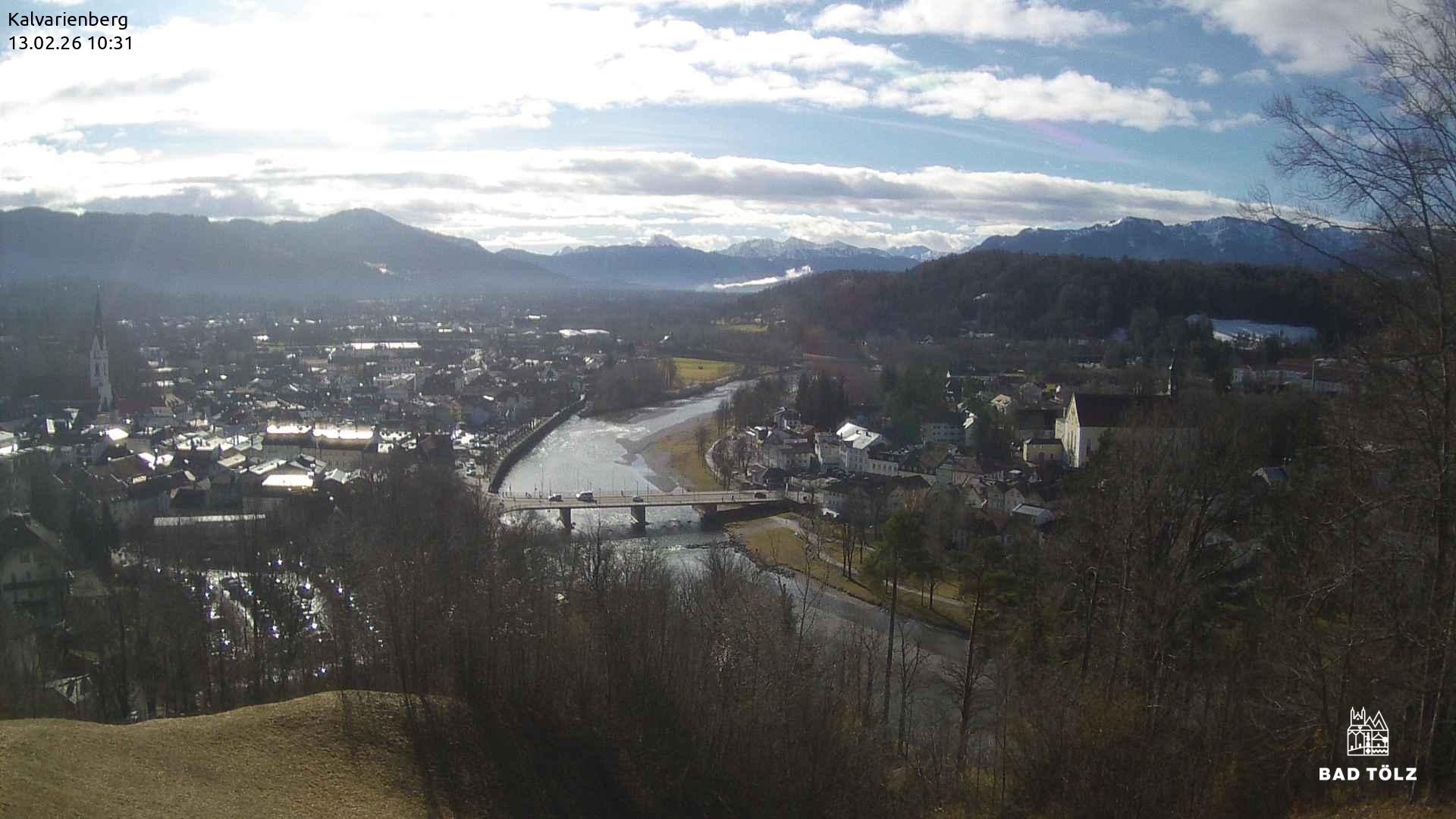 Archived image Webcam Bad Tölz - Kalvarienberg