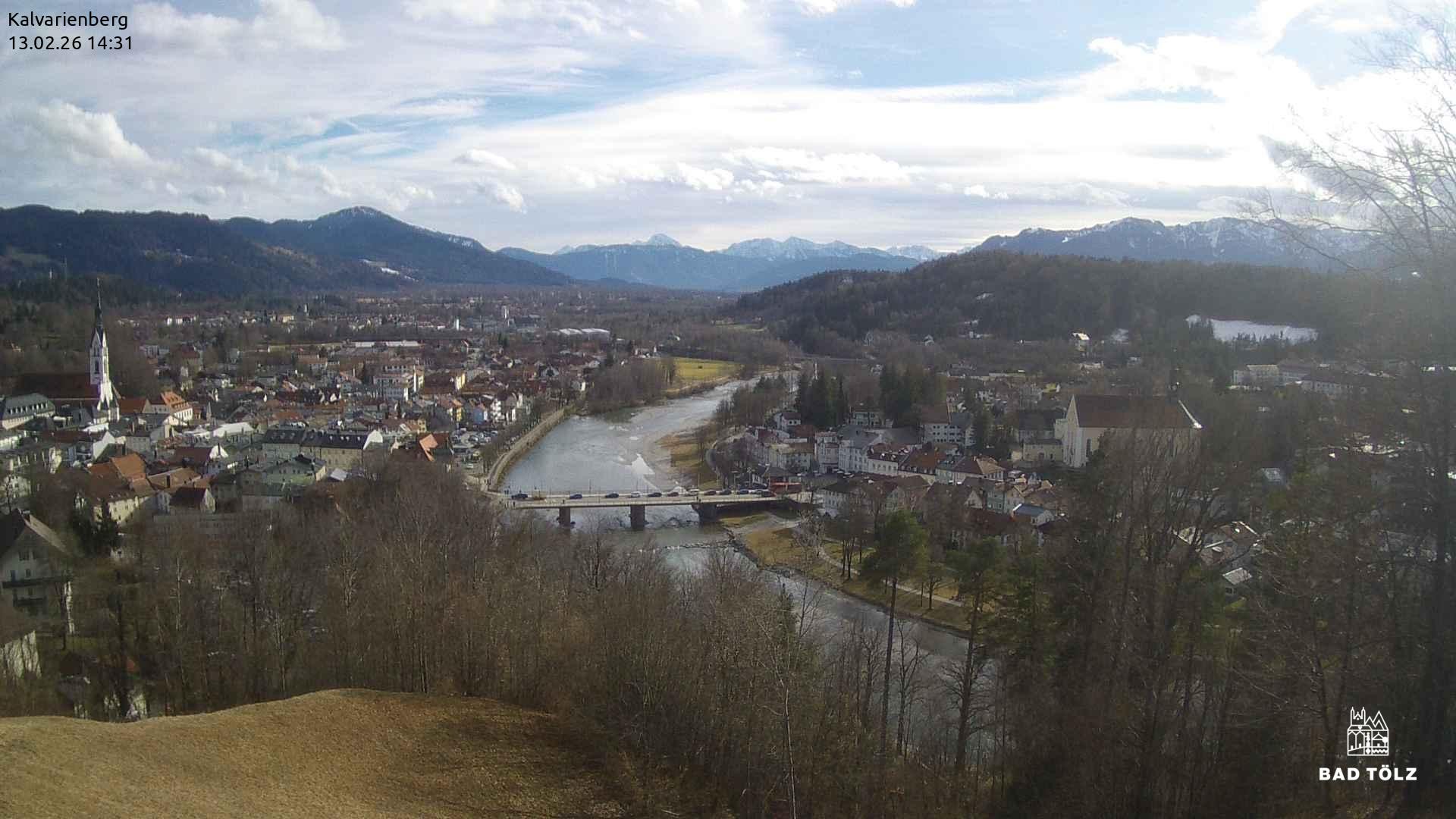 Archiv Foto Webcam Kalvarienberg bei Bad Tölz