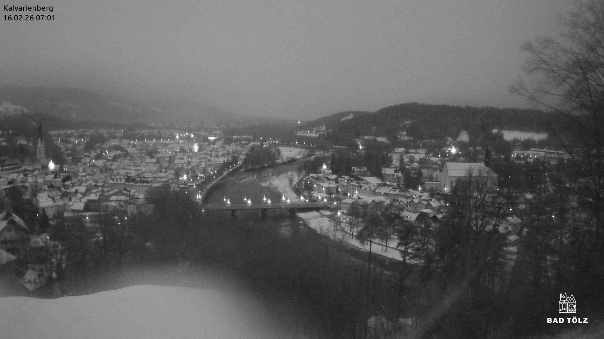 Archiv Foto Webcam Kalvarienberg bei Bad Tölz