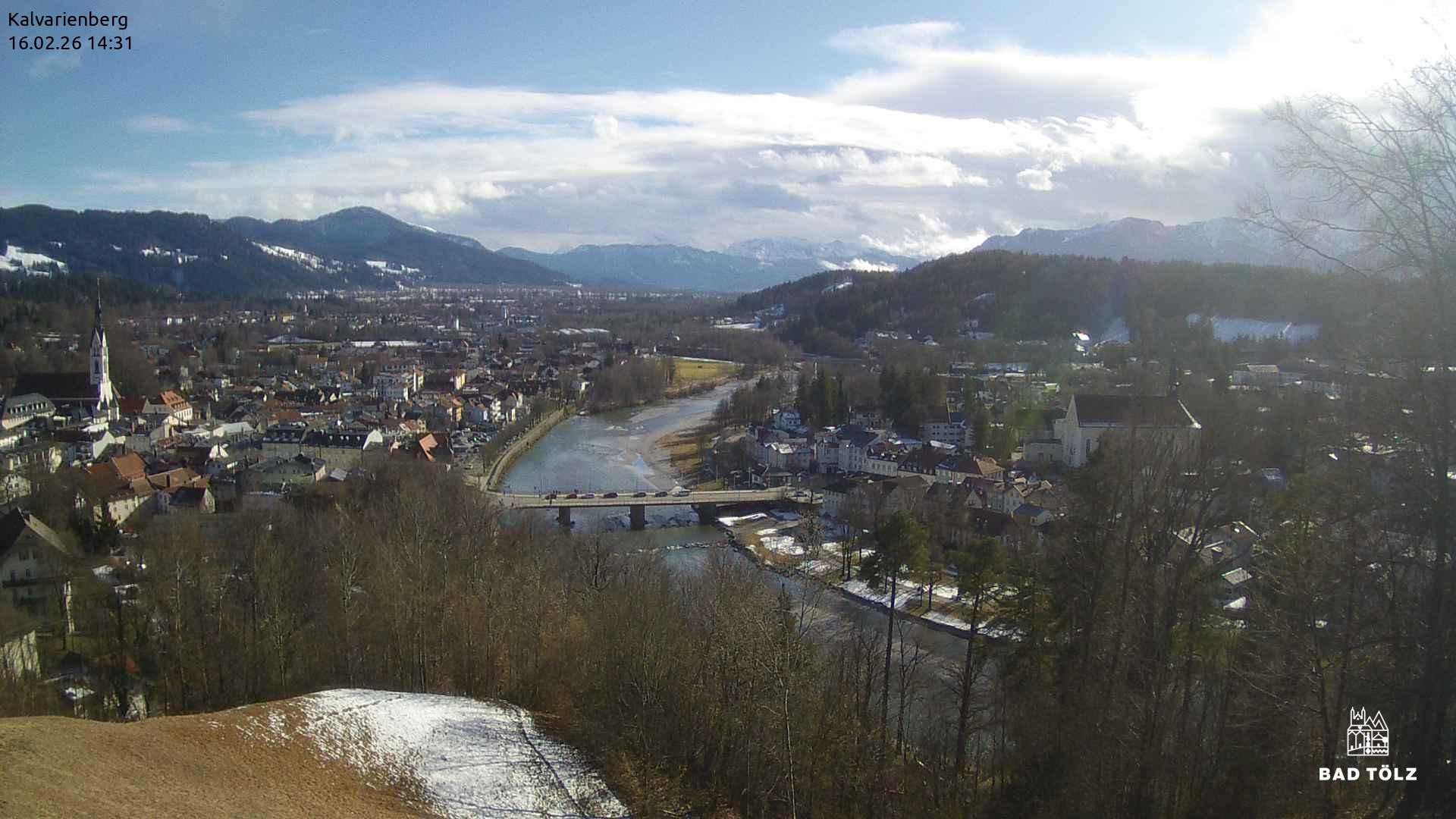 Archiv Foto Webcam Kalvarienberg bei Bad Tölz