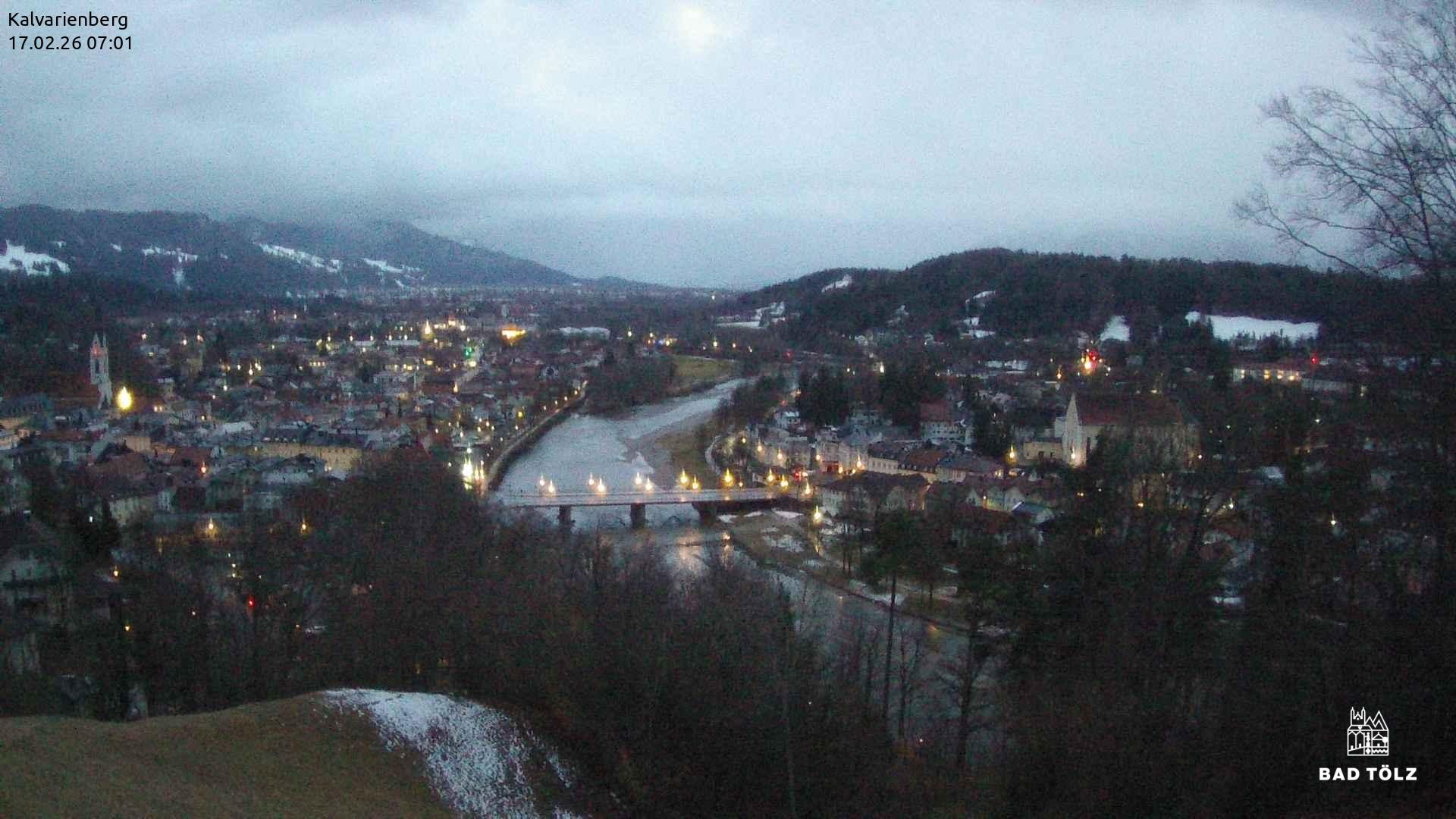 Archiv Foto Webcam Kalvarienberg bei Bad Tölz