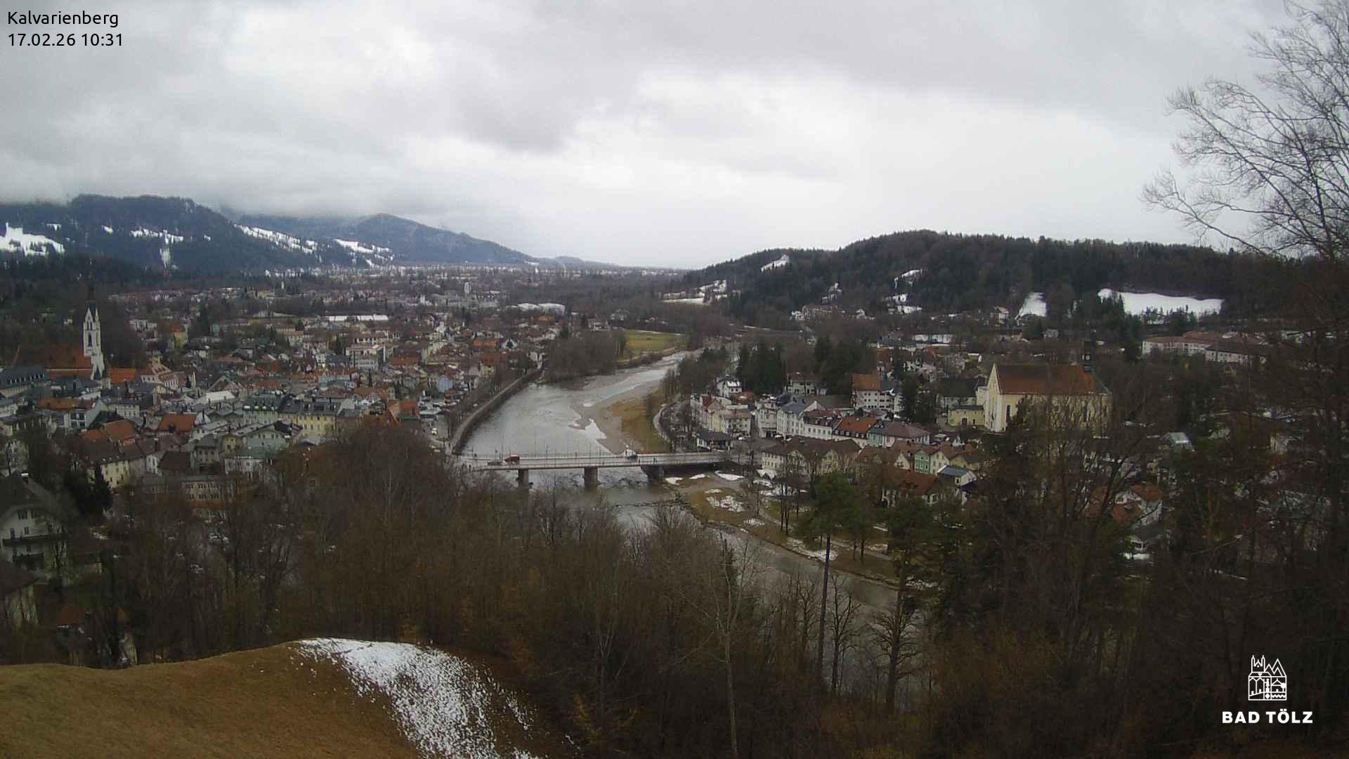 Archiv Foto Webcam Kalvarienberg bei Bad Tölz