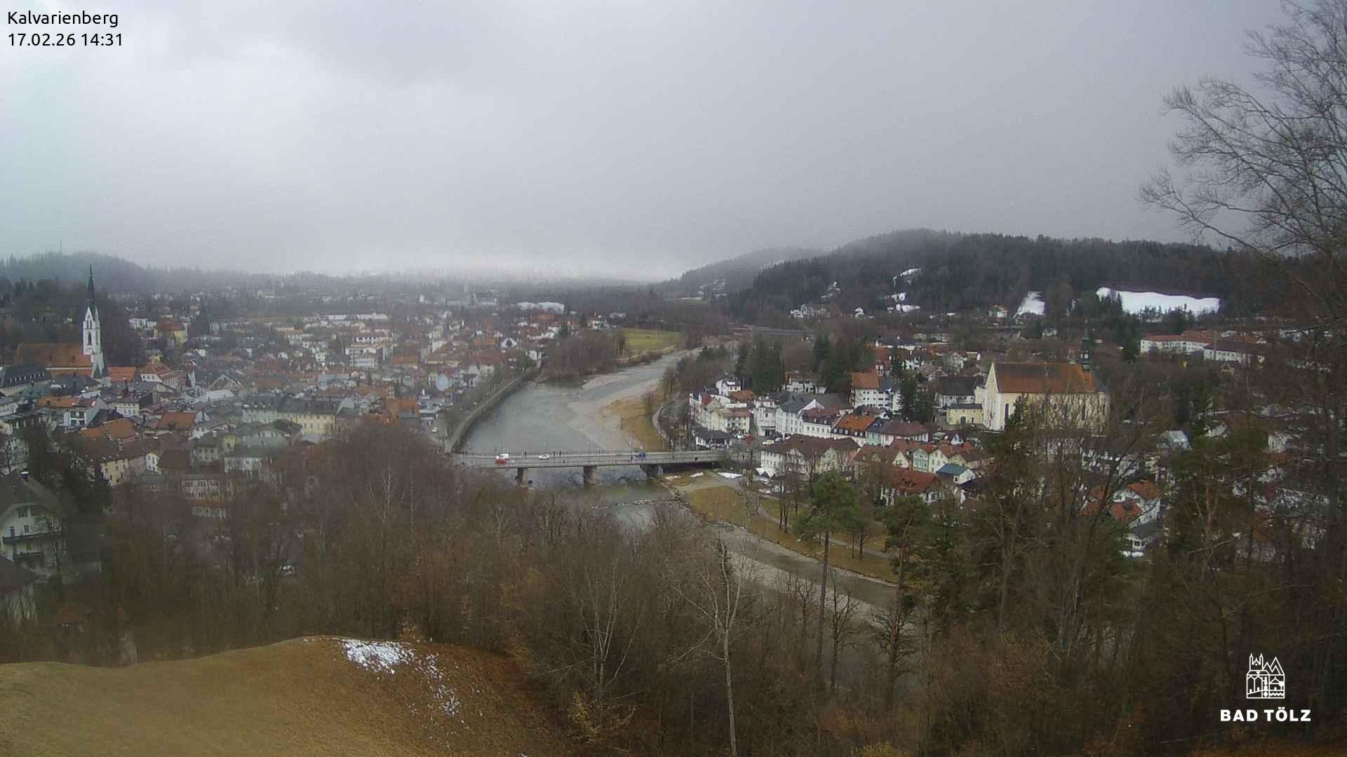 Archiv Foto Webcam Kalvarienberg bei Bad Tölz