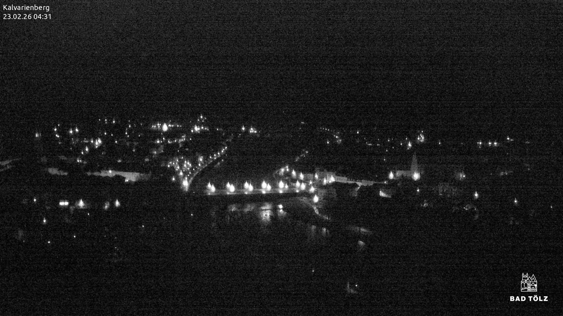 Archived image Webcam Bad Tölz - Kalvarienberg