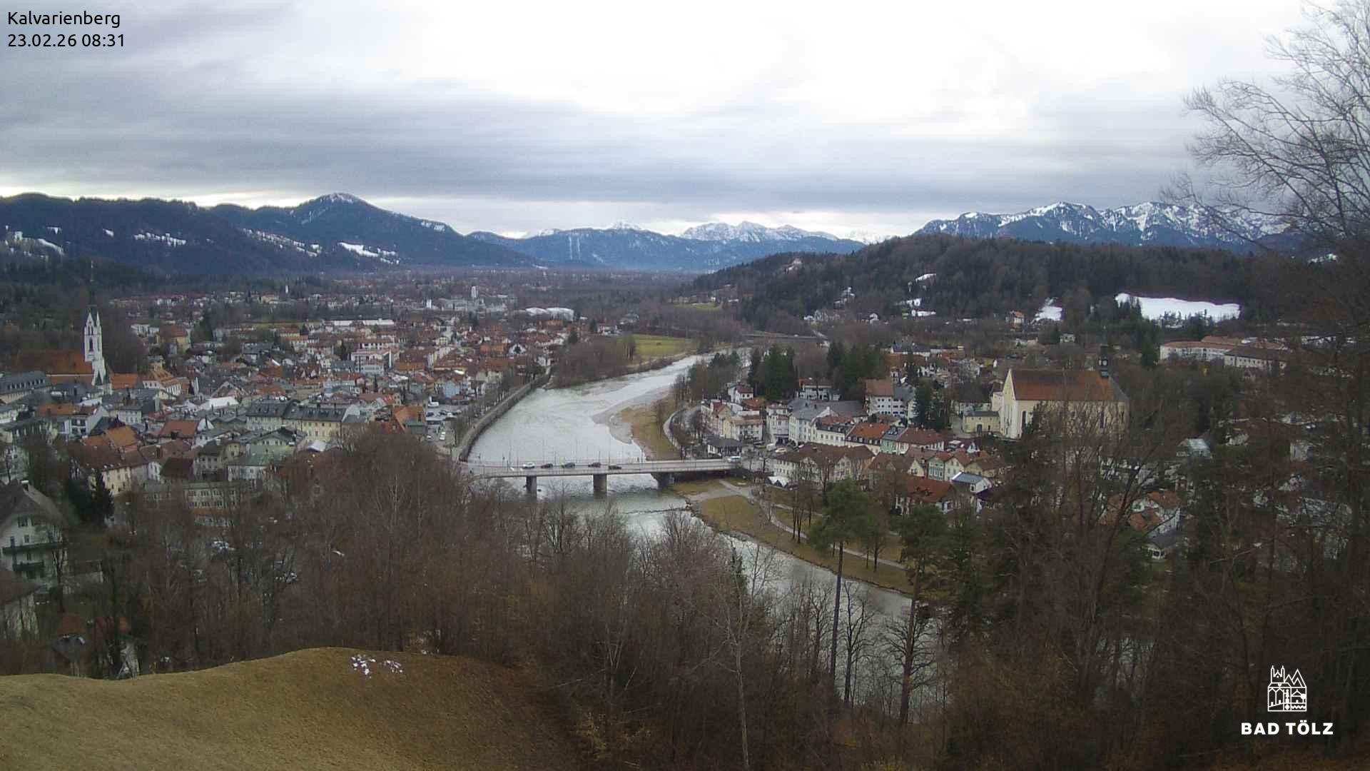 Archived image Webcam Bad Tölz - Kalvarienberg