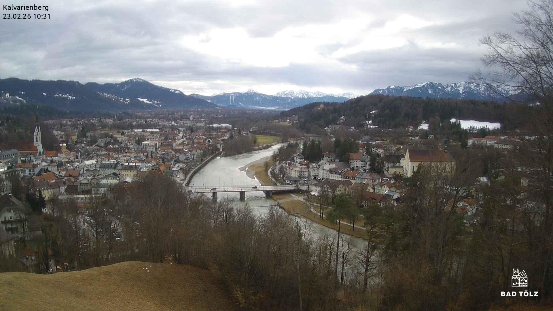 Archived image Webcam Bad Tölz - Kalvarienberg