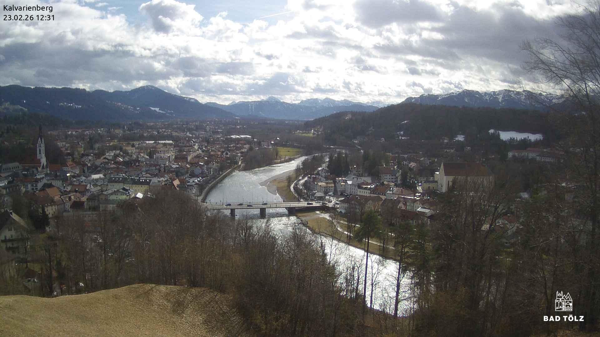 Archived image Webcam Bad Tölz - Kalvarienberg