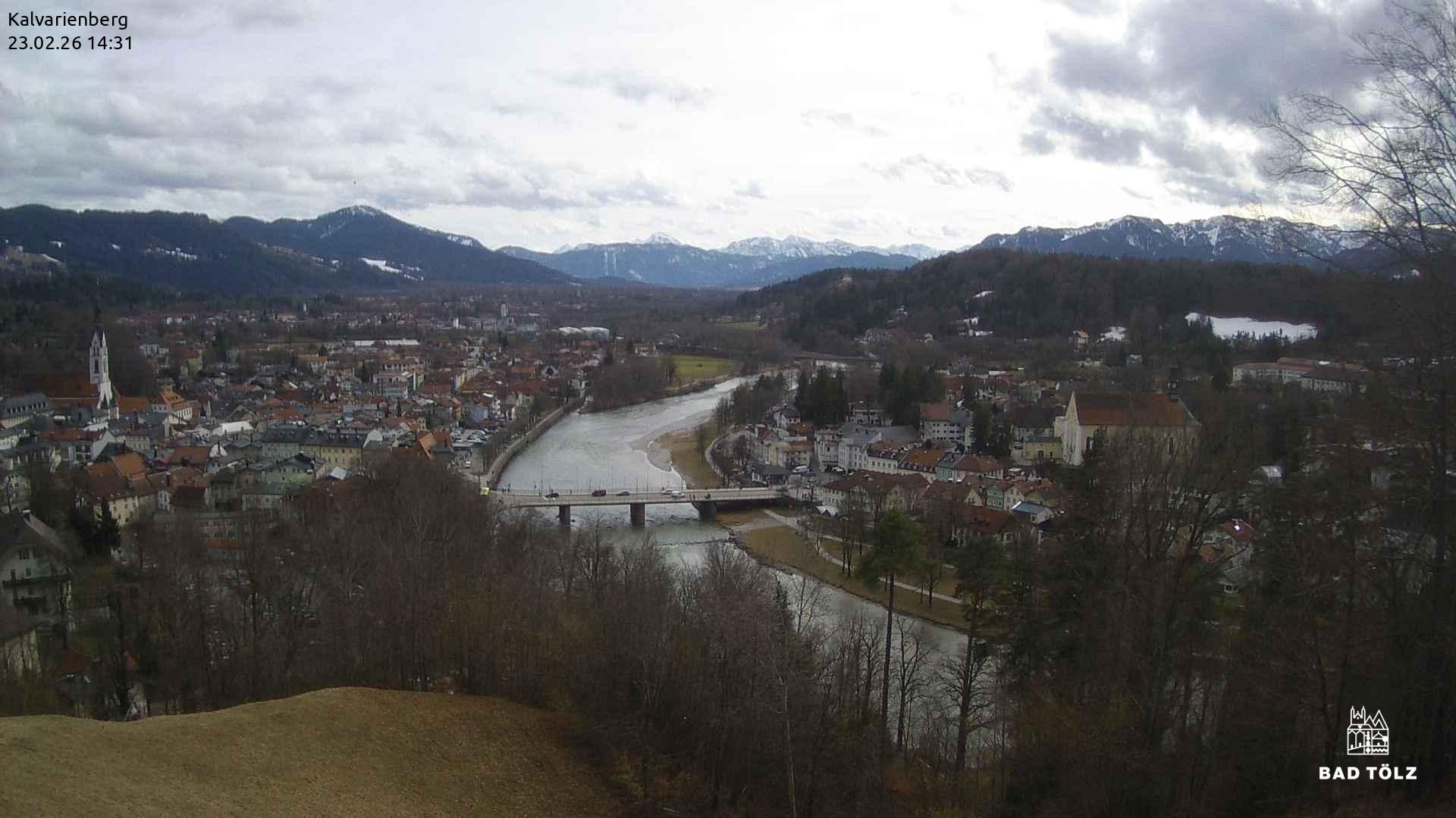 Archived image Webcam Bad Tölz - Kalvarienberg