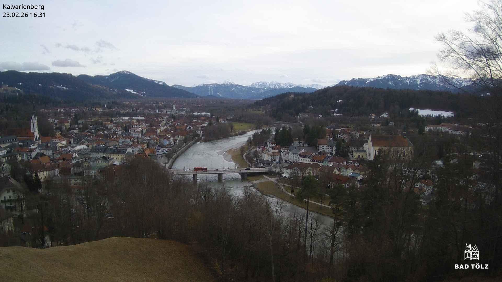 Archived image Webcam Bad Tölz - Kalvarienberg