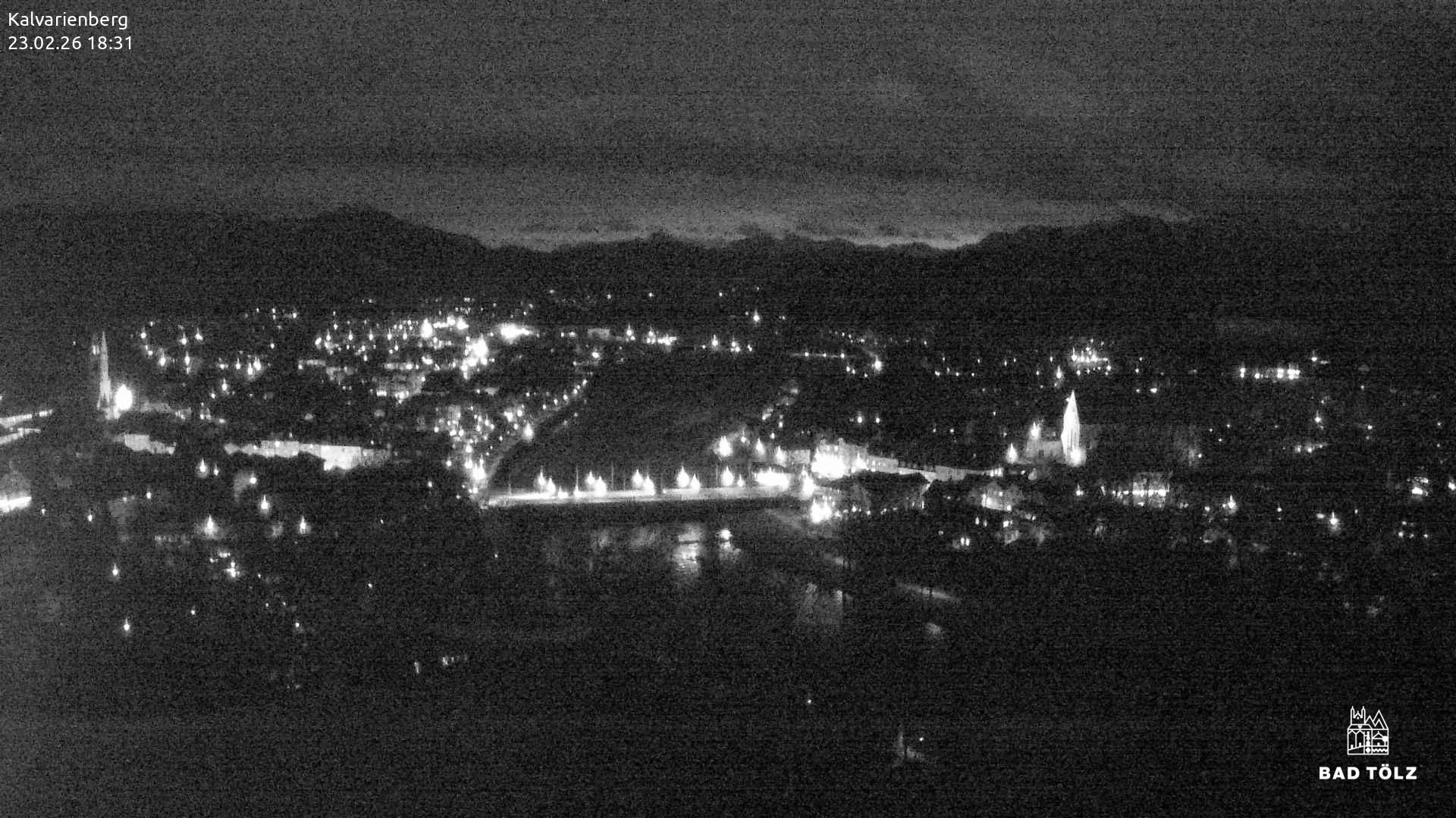 Archived image Webcam Bad Tölz - Kalvarienberg