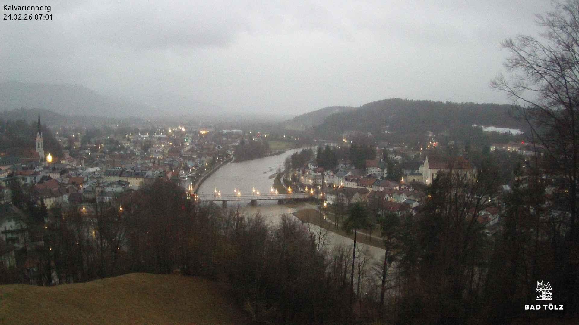 Archiv Foto Webcam Kalvarienberg bei Bad Tölz