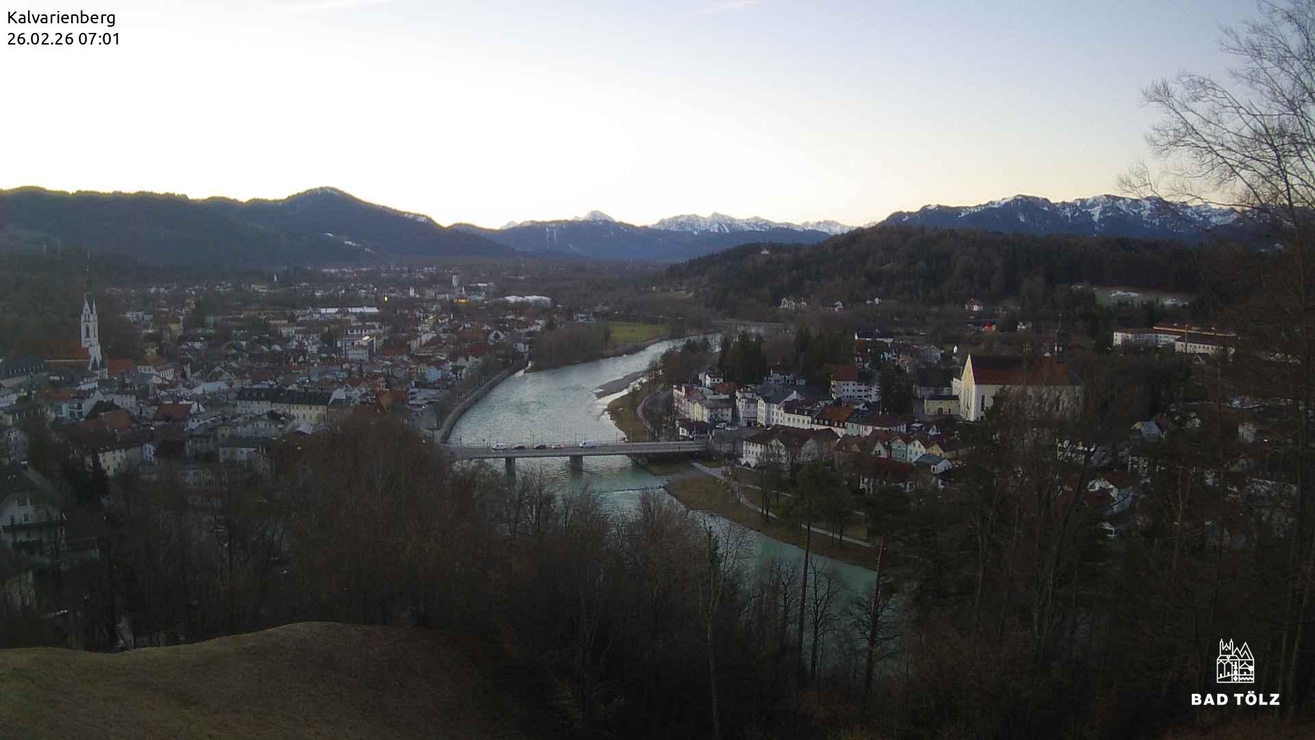 Archived image Webcam Bad Tölz - Kalvarienberg