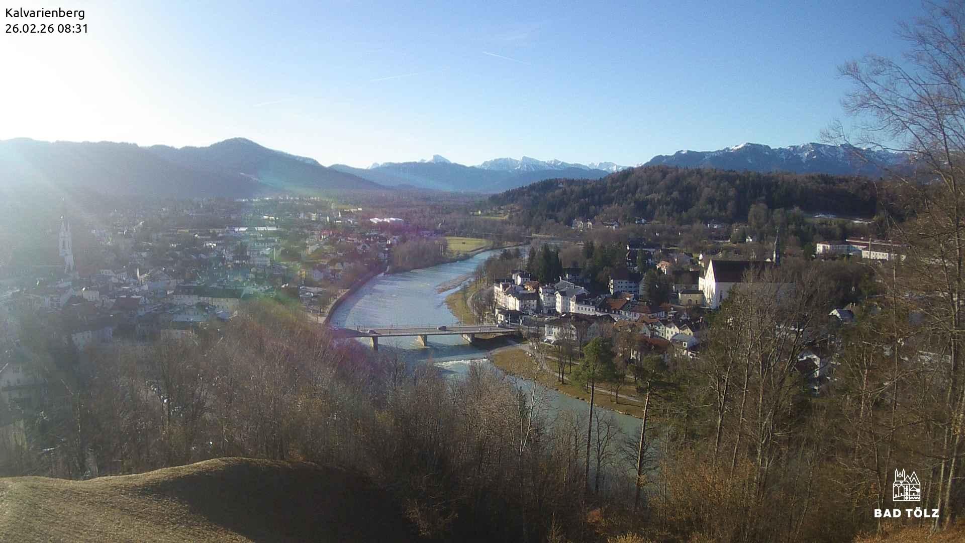 Archived image Webcam Bad Tölz - Kalvarienberg