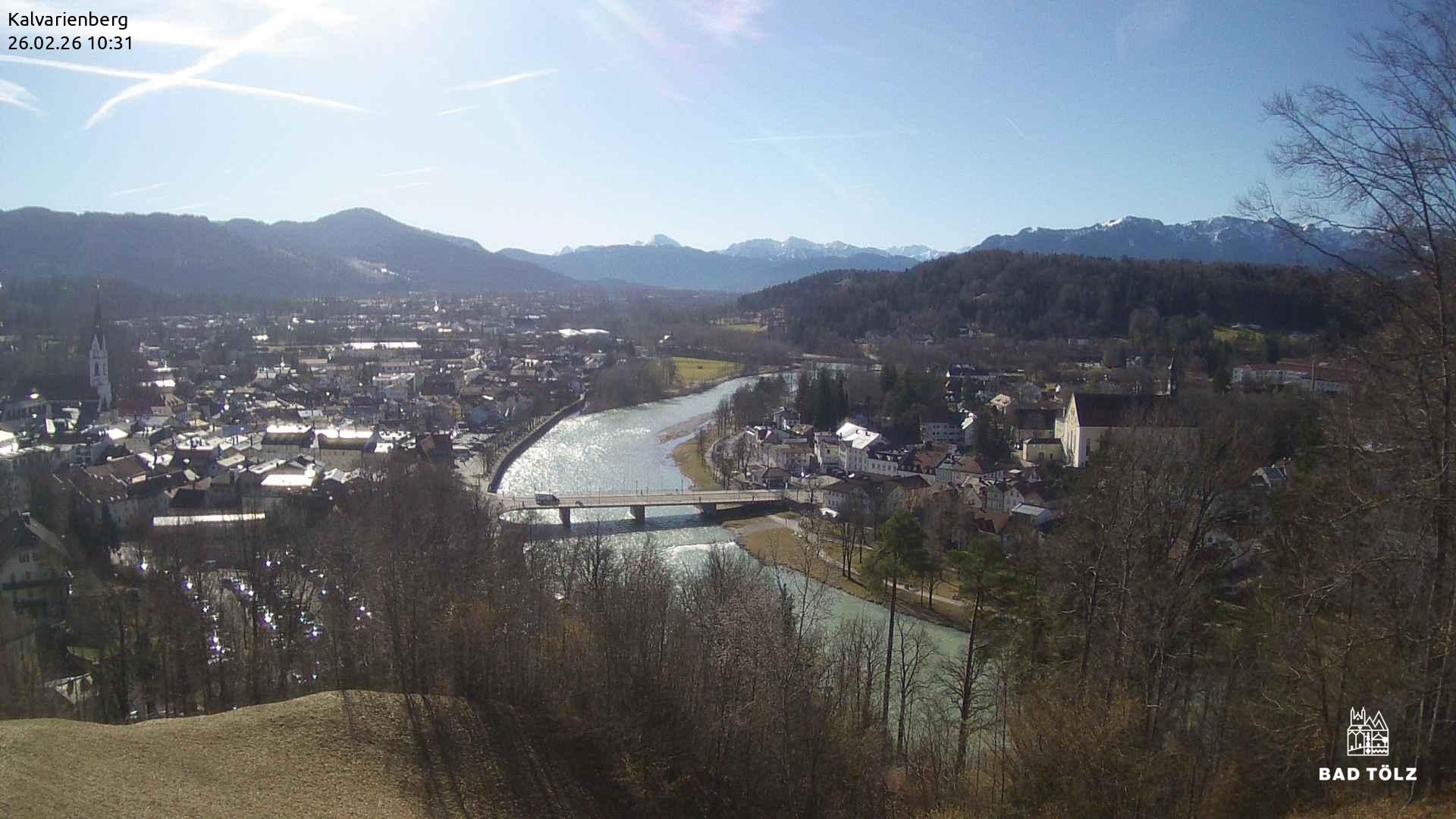 Archived image Webcam Bad Tölz - Kalvarienberg