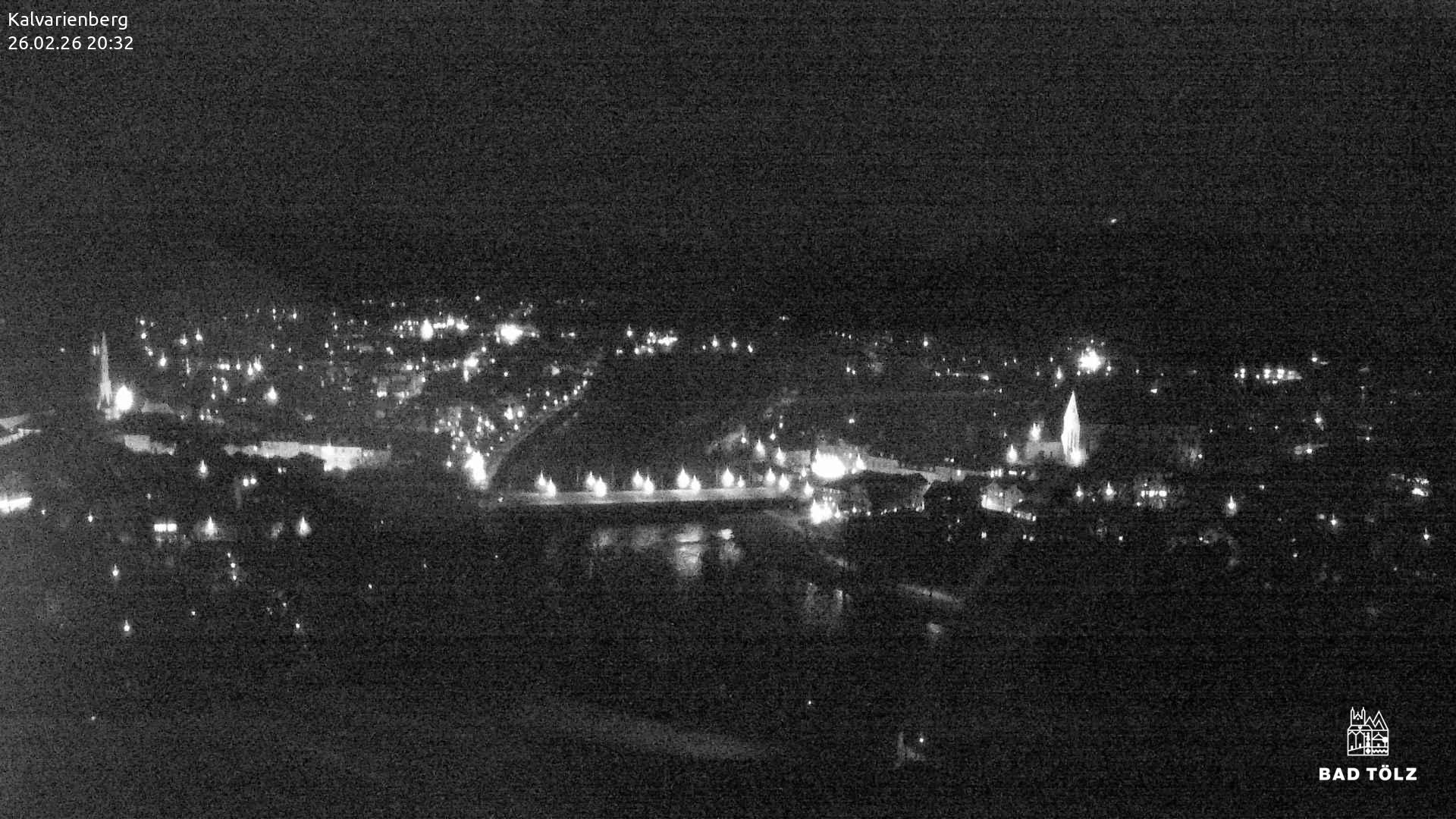 Archived image Webcam Bad Tölz - Kalvarienberg