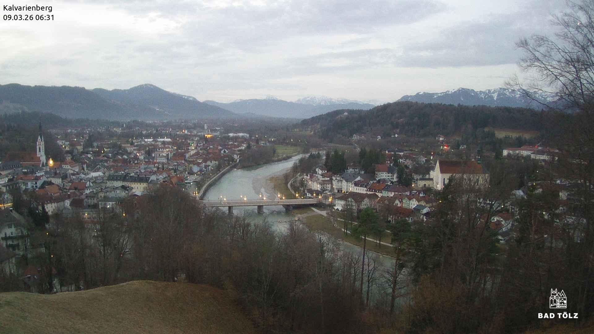 Archiv Foto Webcam Kalvarienberg bei Bad Tölz