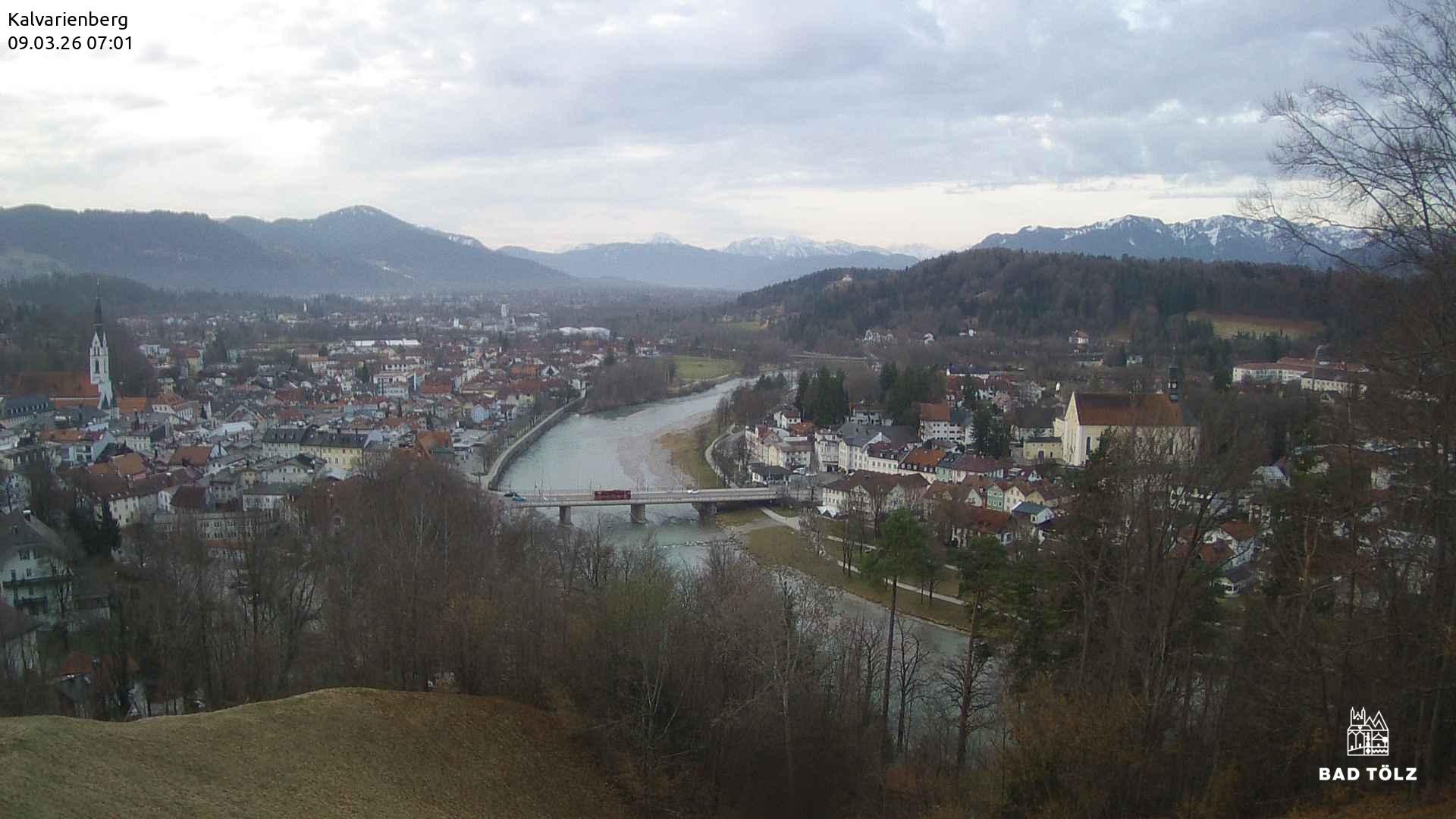 Archiv Foto Webcam Kalvarienberg bei Bad Tölz