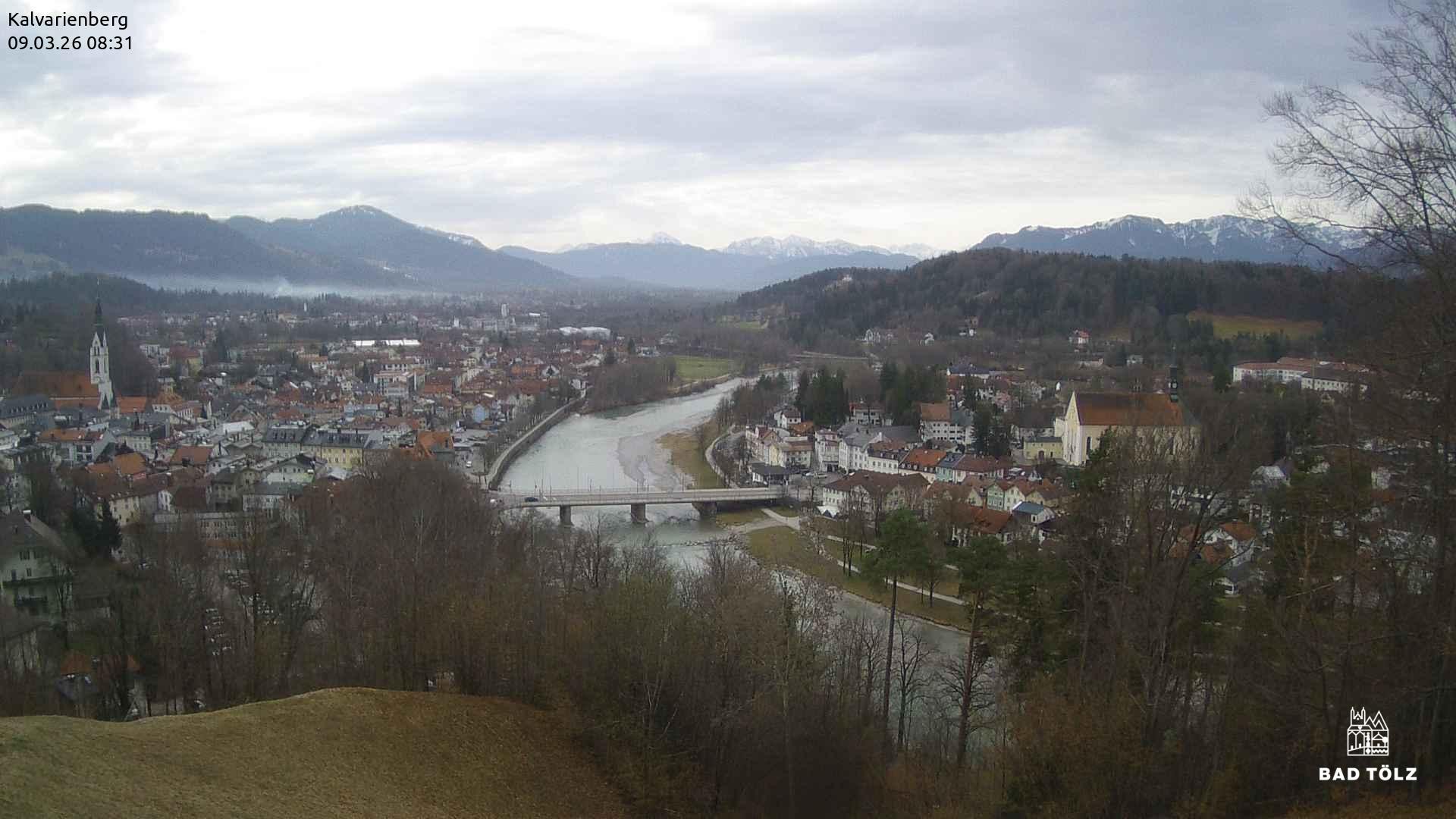 Archiv Foto Webcam Kalvarienberg bei Bad Tölz