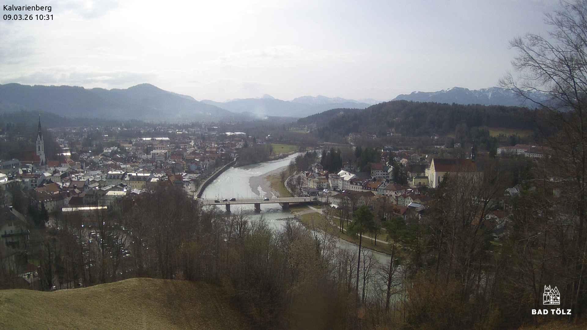 Archiv Foto Webcam Kalvarienberg bei Bad Tölz