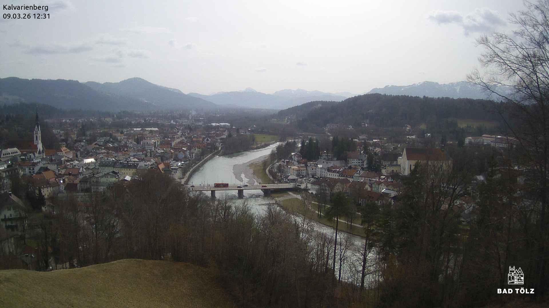 Archiv Foto Webcam Kalvarienberg bei Bad Tölz