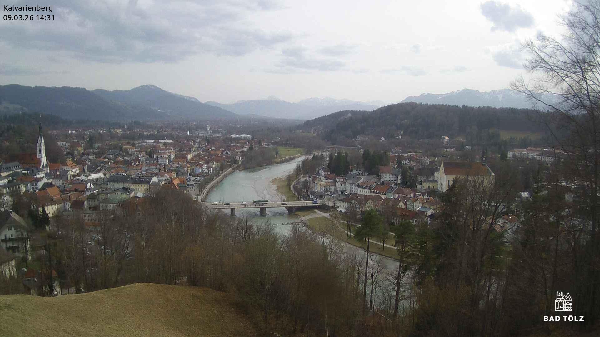 Archiv Foto Webcam Kalvarienberg bei Bad Tölz