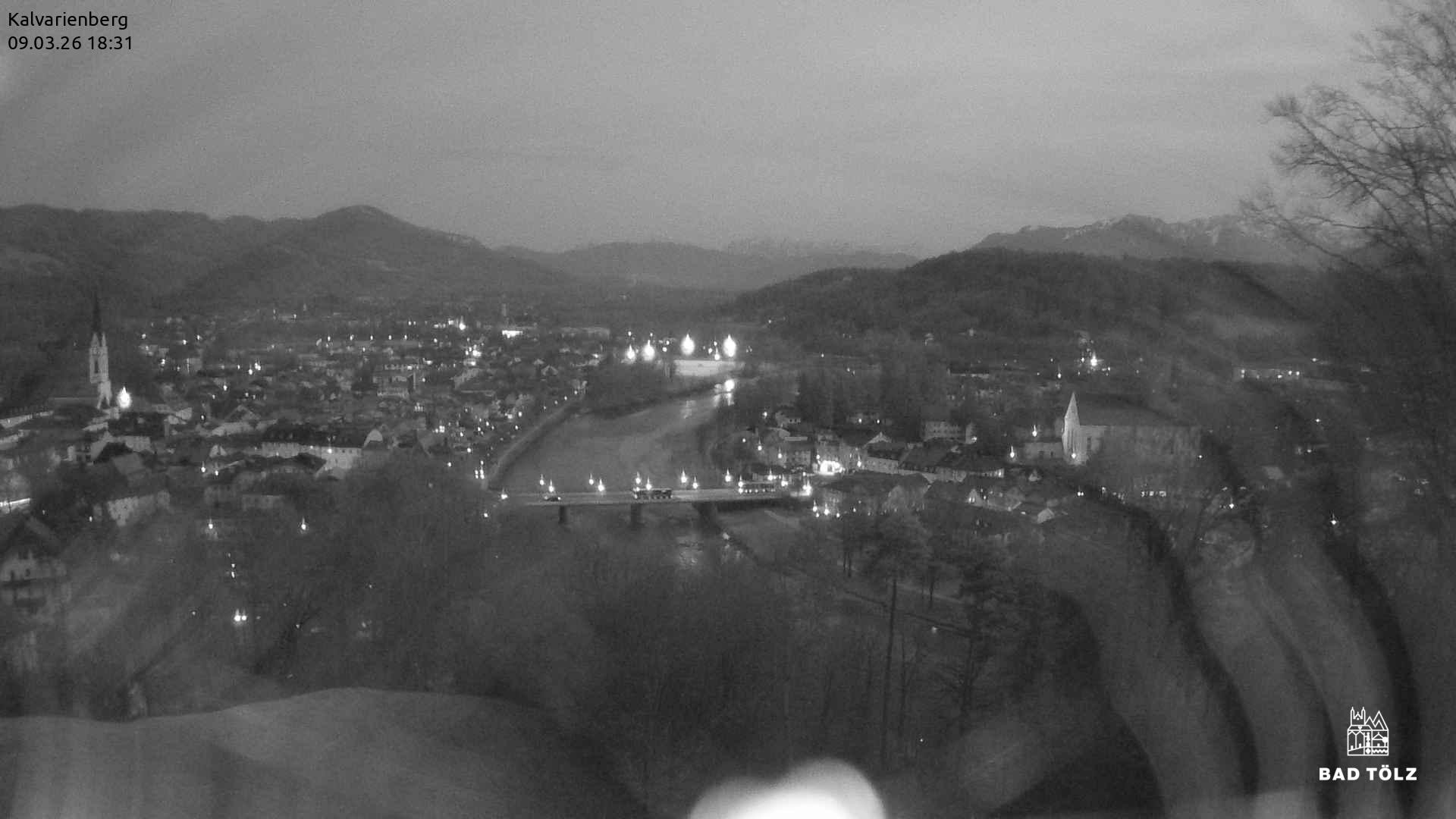 Archiv Foto Webcam Kalvarienberg bei Bad Tölz