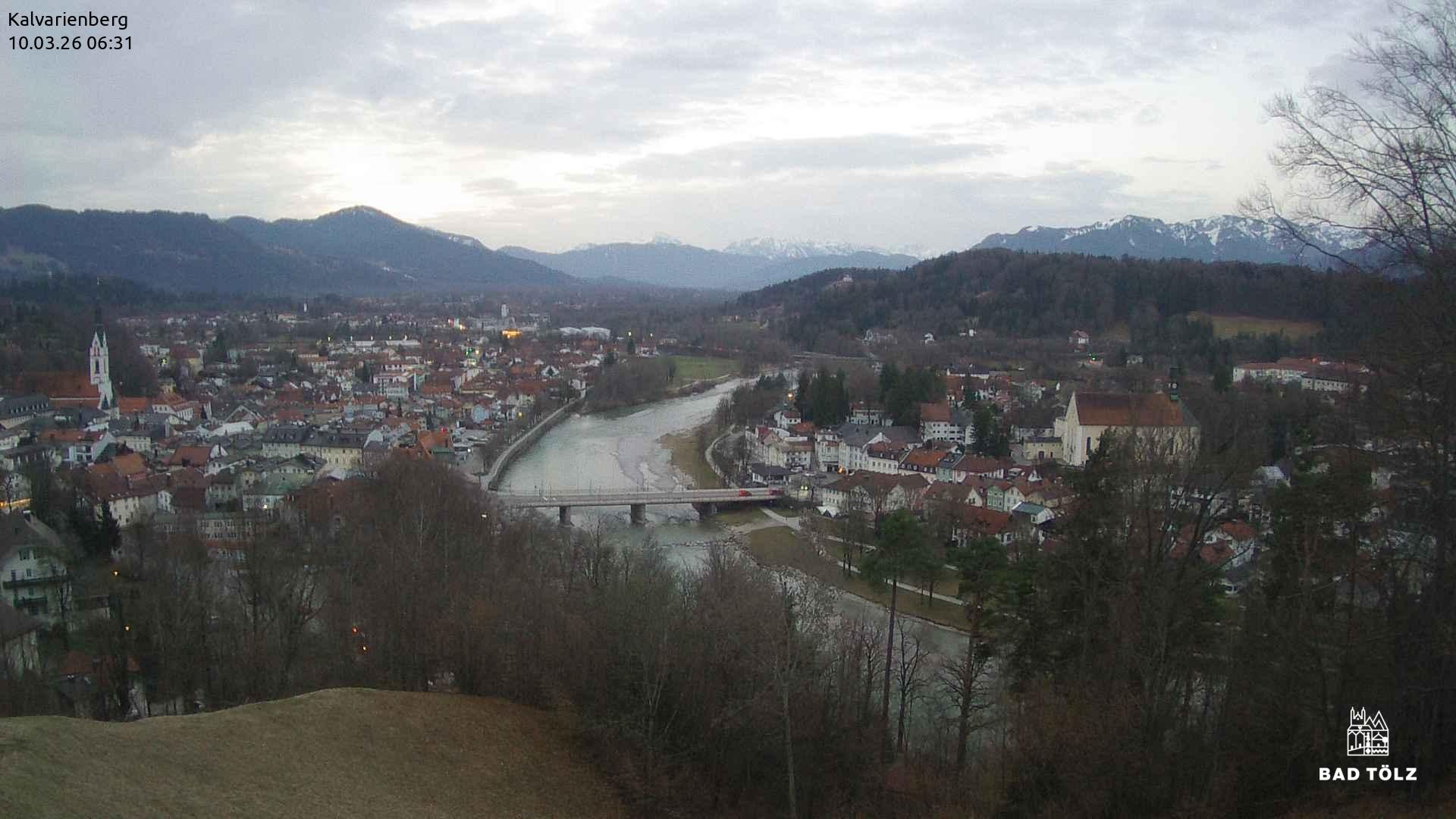 Archiv Foto Webcam Kalvarienberg bei Bad Tölz