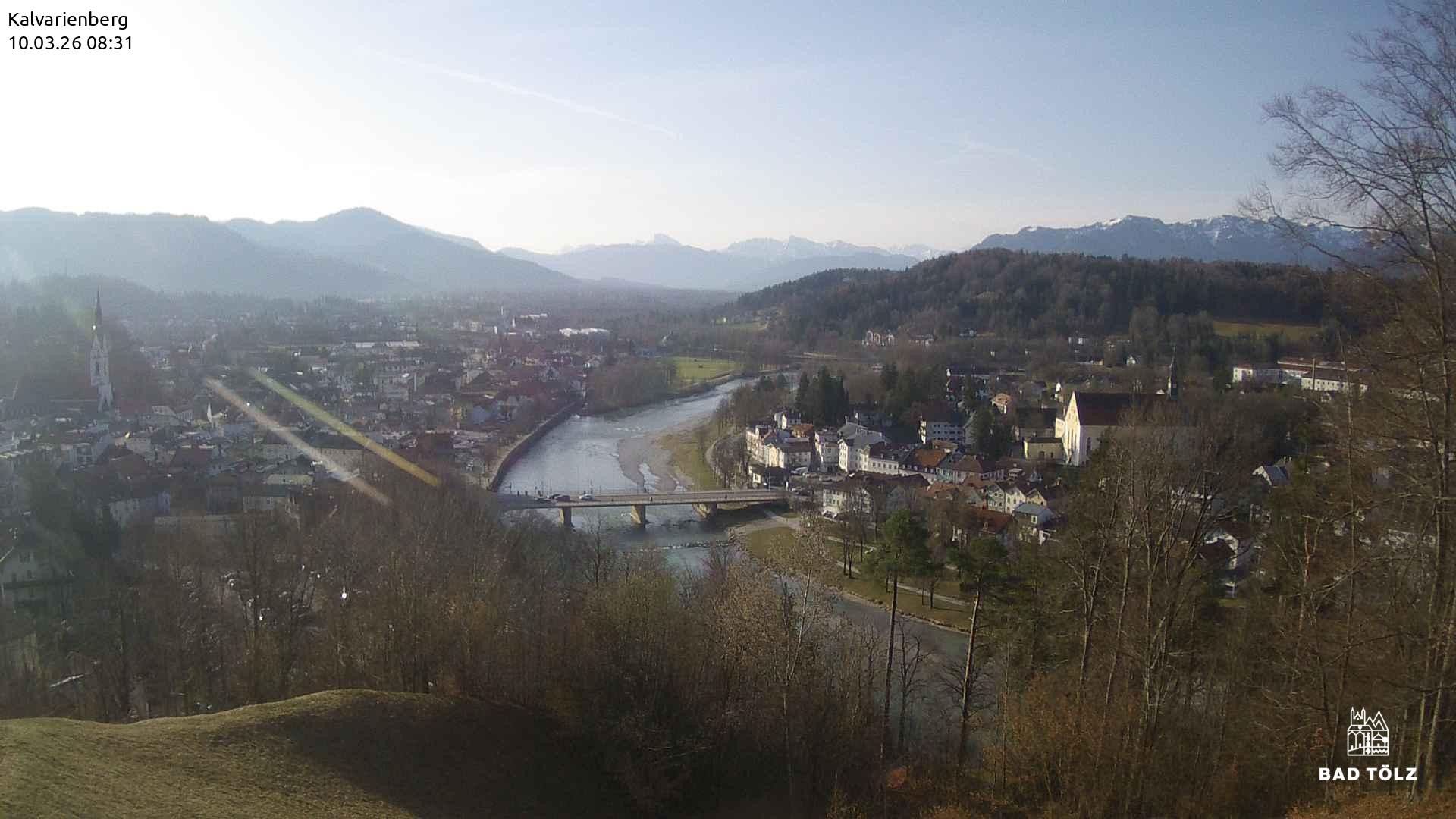 Archiv Foto Webcam Kalvarienberg bei Bad Tölz