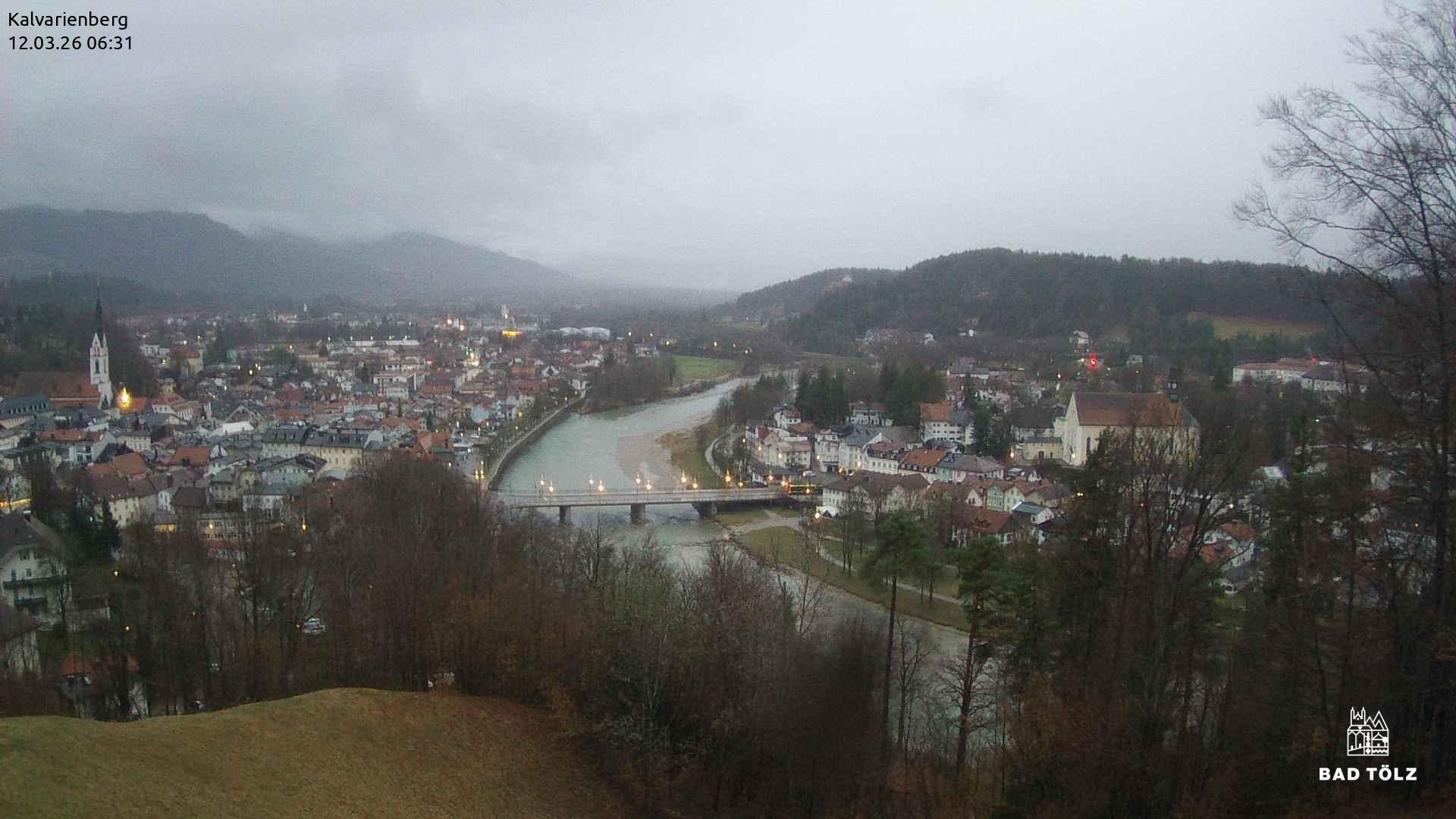 Archiv Foto Webcam Kalvarienberg bei Bad Tölz