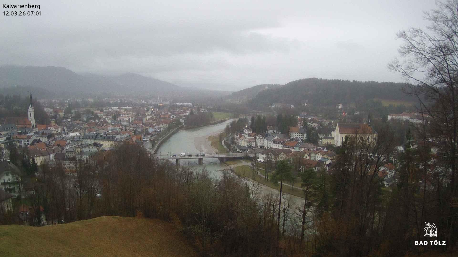 Archiv Foto Webcam Kalvarienberg bei Bad Tölz