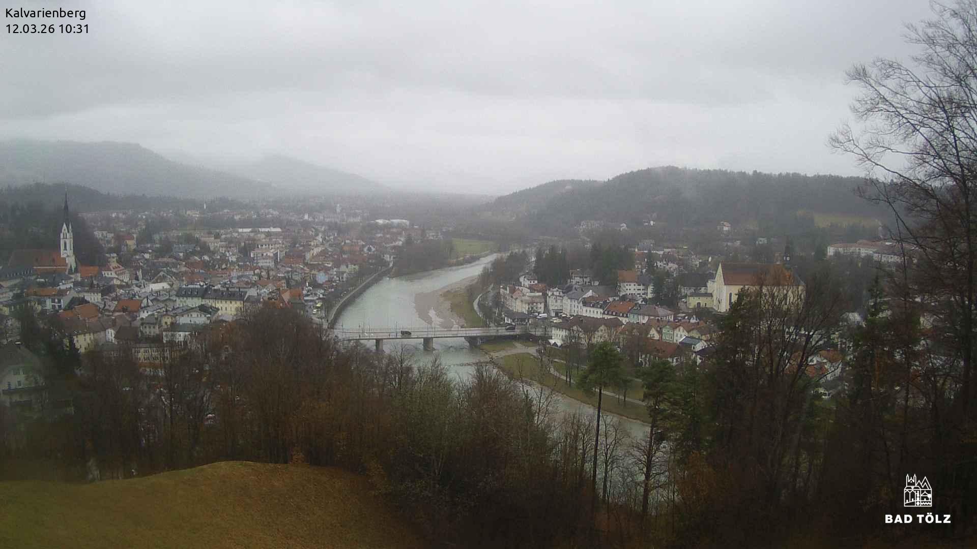 Archiv Foto Webcam Kalvarienberg bei Bad Tölz
