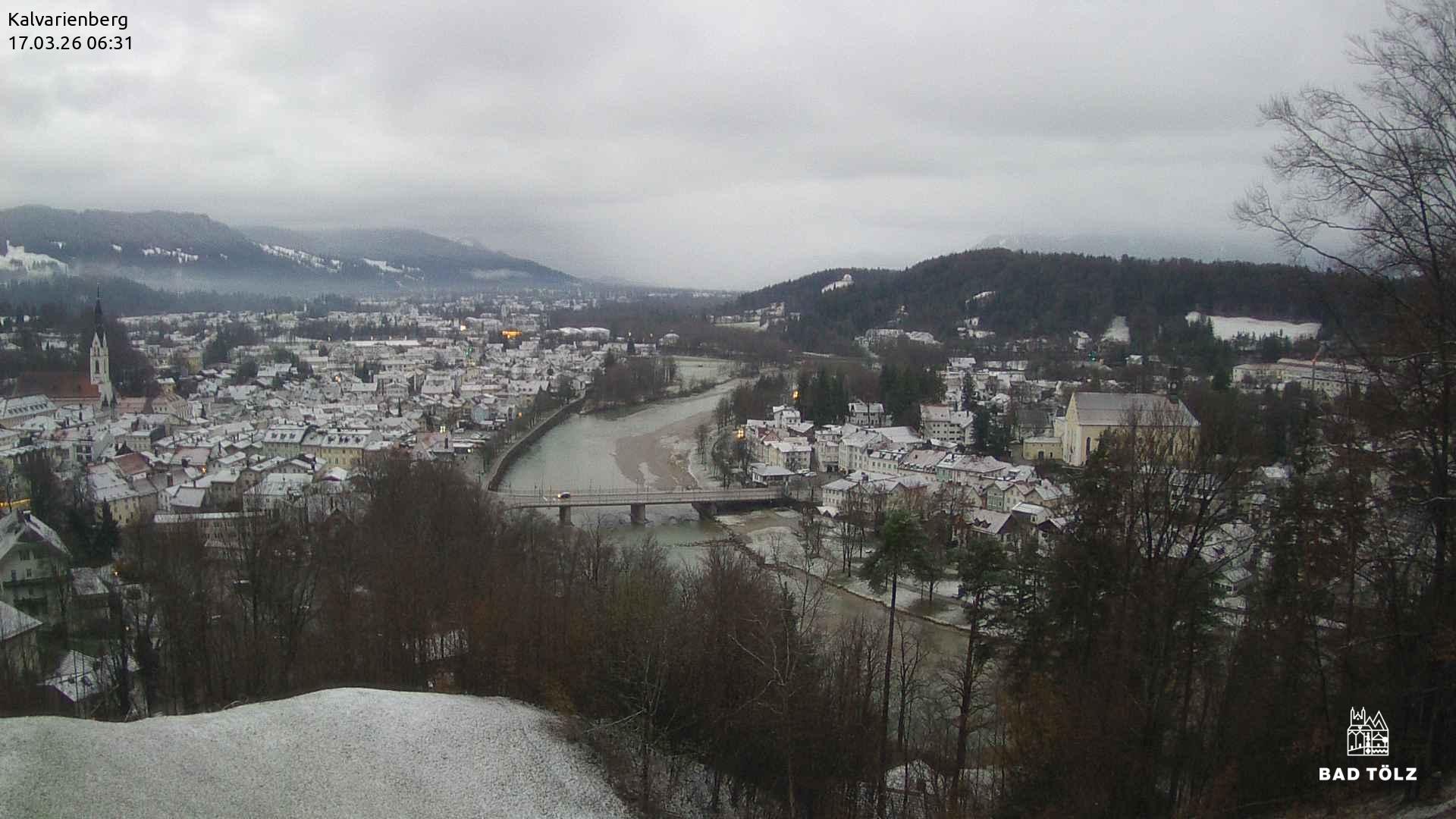 Archiv Foto Webcam Kalvarienberg bei Bad Tölz