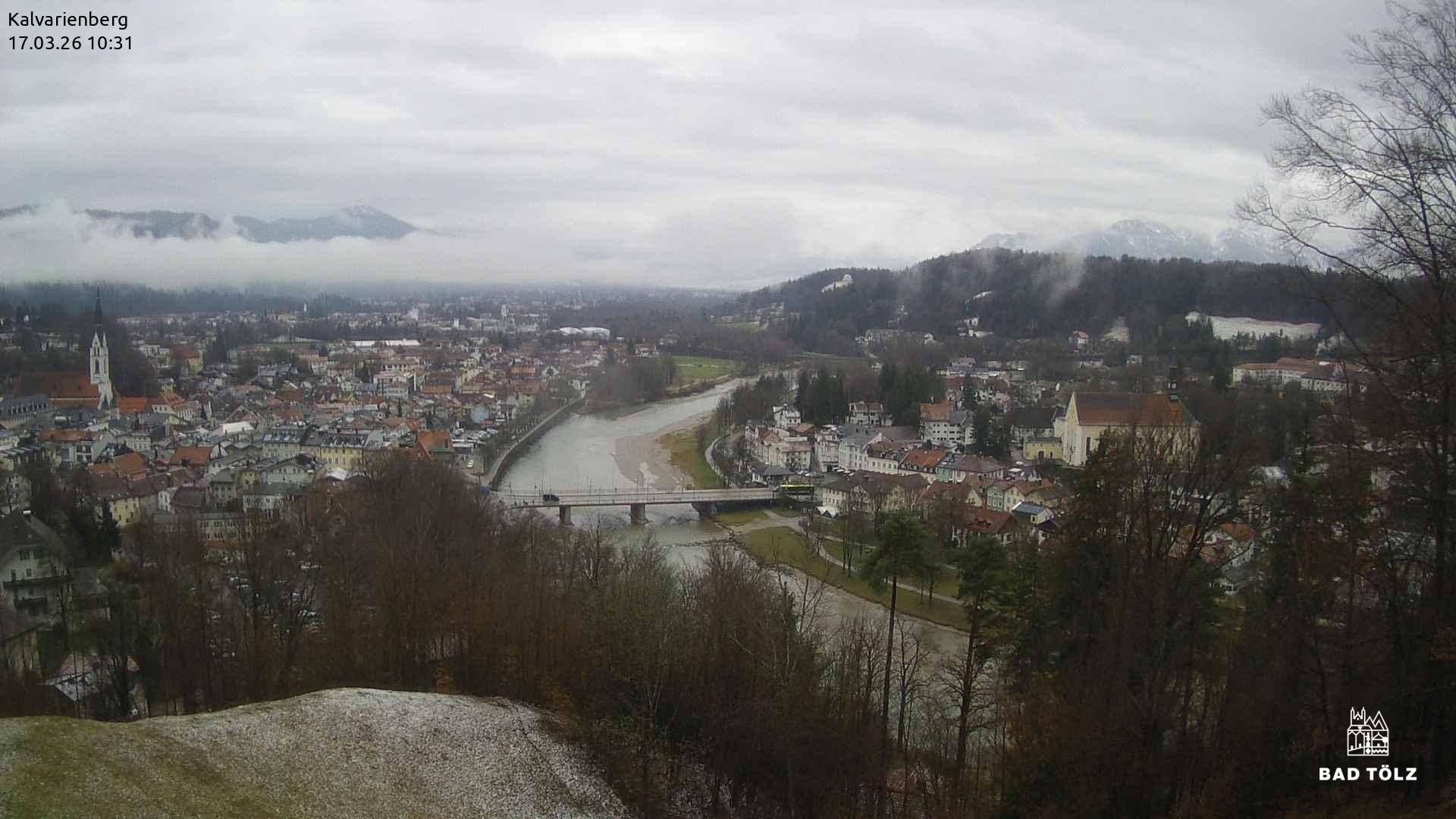 Archiv Foto Webcam Kalvarienberg bei Bad Tölz