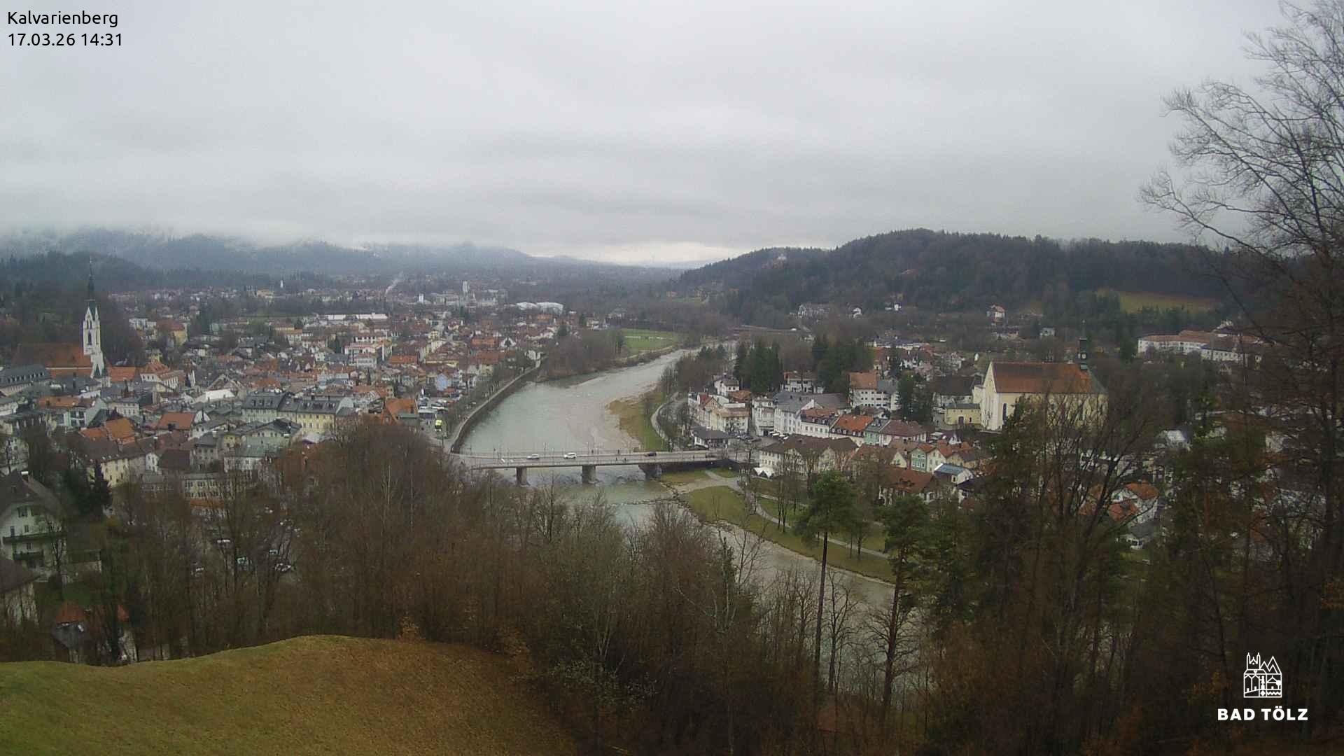 Archived image Webcam Bad Tölz - Kalvarienberg