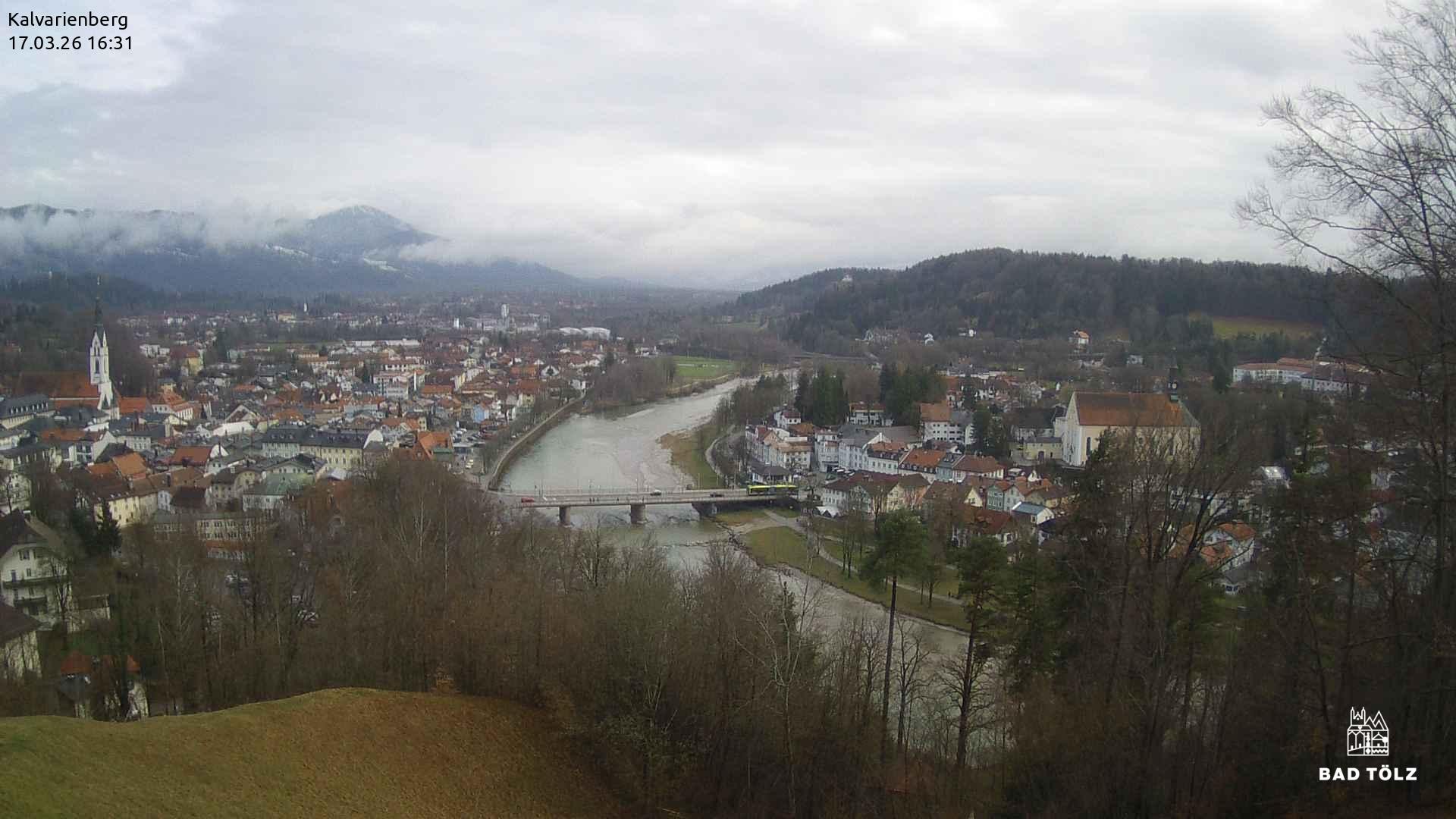 Archived image Webcam Bad Tölz - Kalvarienberg