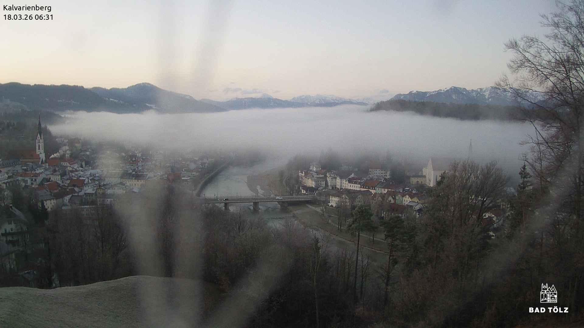 Archiv Foto Webcam Kalvarienberg bei Bad Tölz